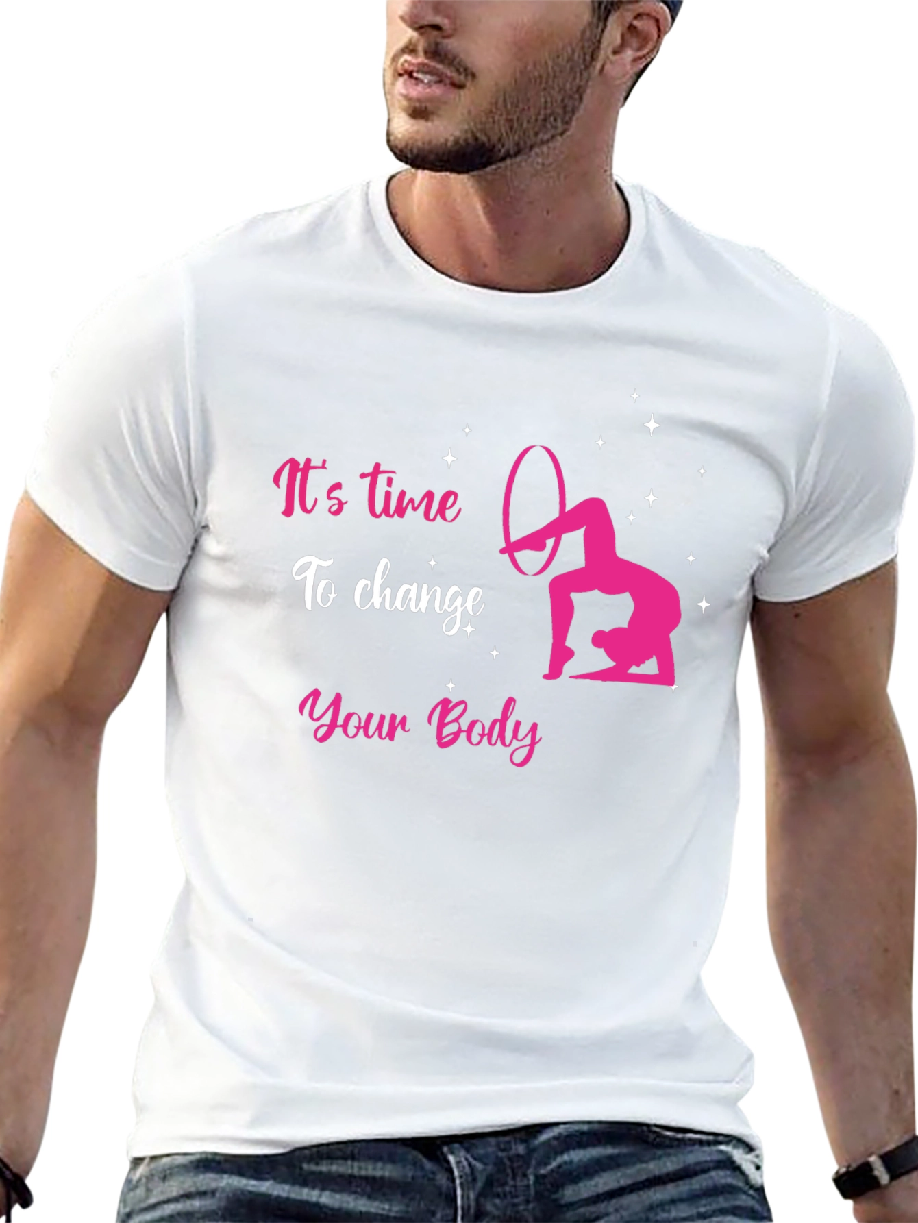Its Time To Change Your Body Black T-Shirt