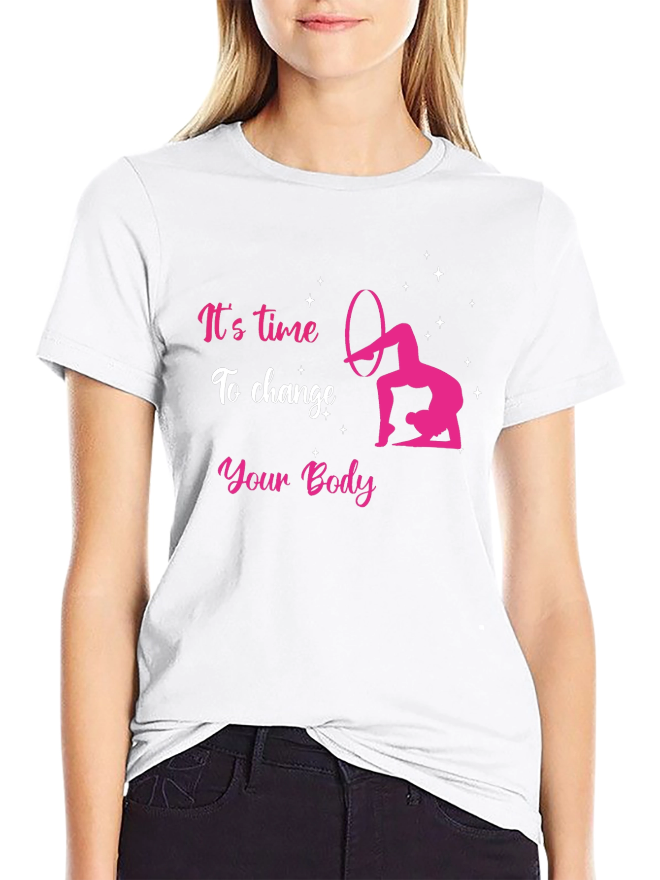 Its Time To Change Your Body Black T-Shirt