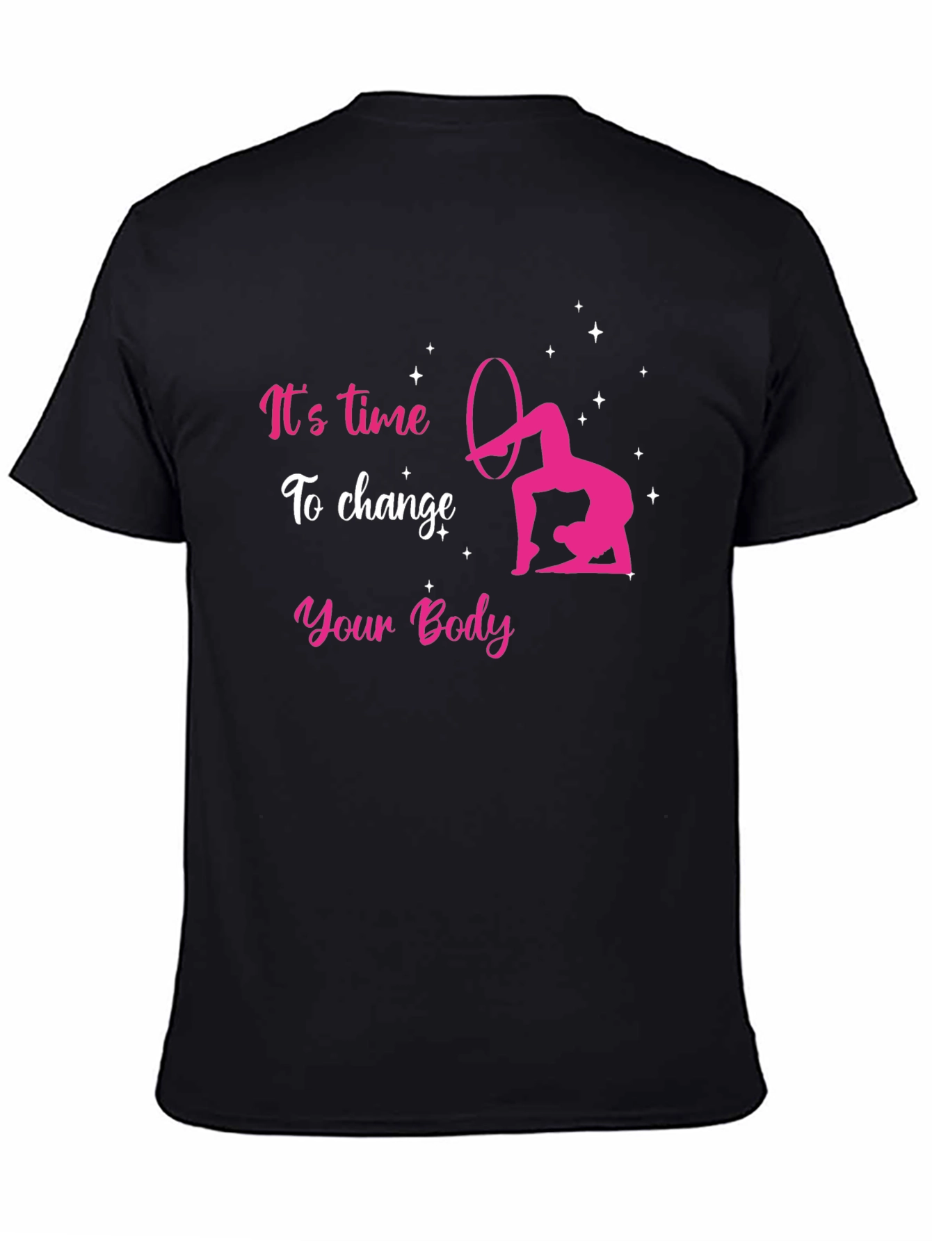 Its Time To Change Your Body Black T-Shirt