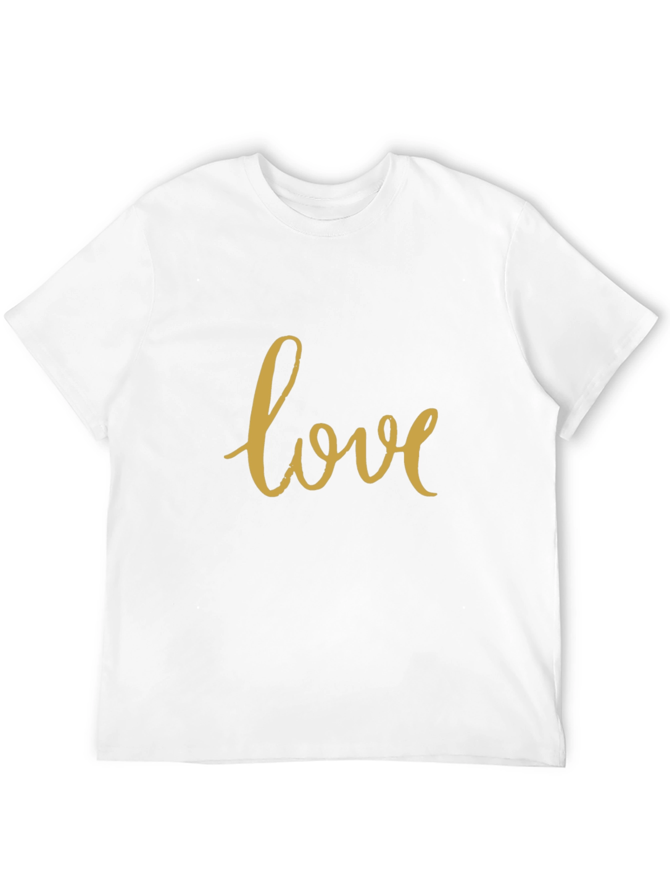 Love Script Black Tee - Stylish Casual Wear