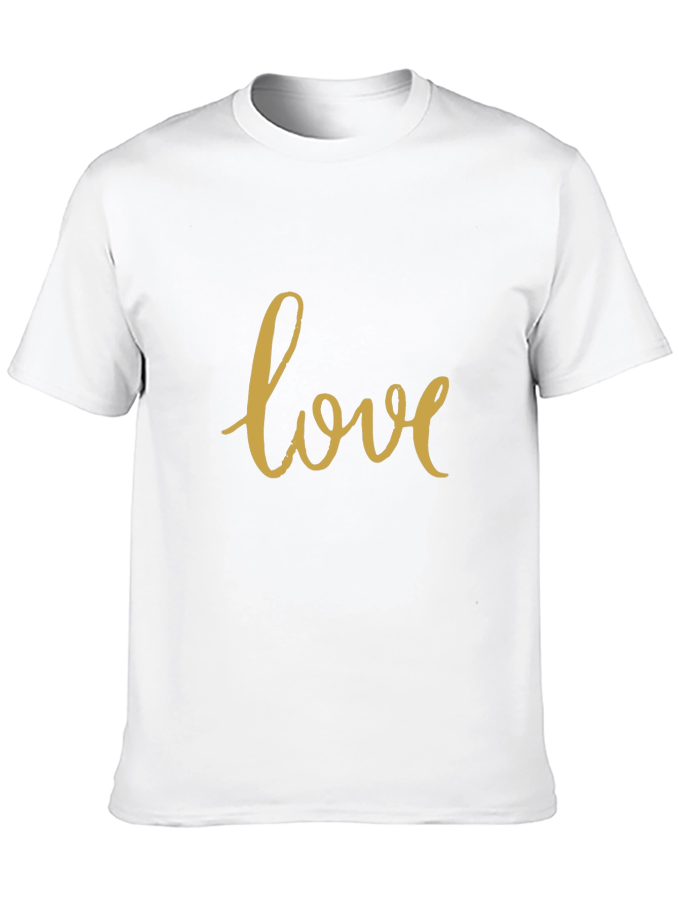 Love Script Black Tee - Stylish Casual Wear