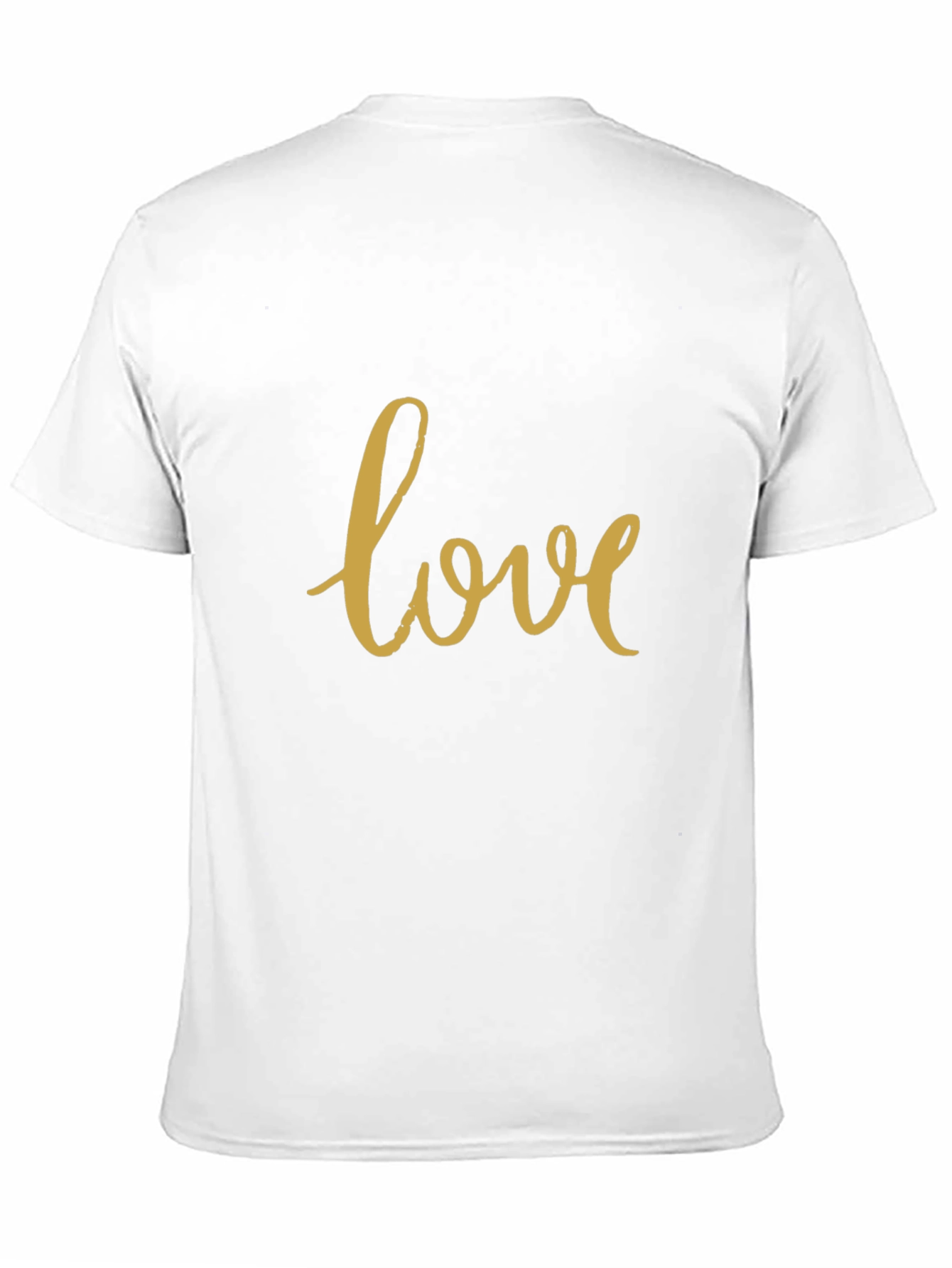 Love Script Black Tee - Stylish Casual Wear