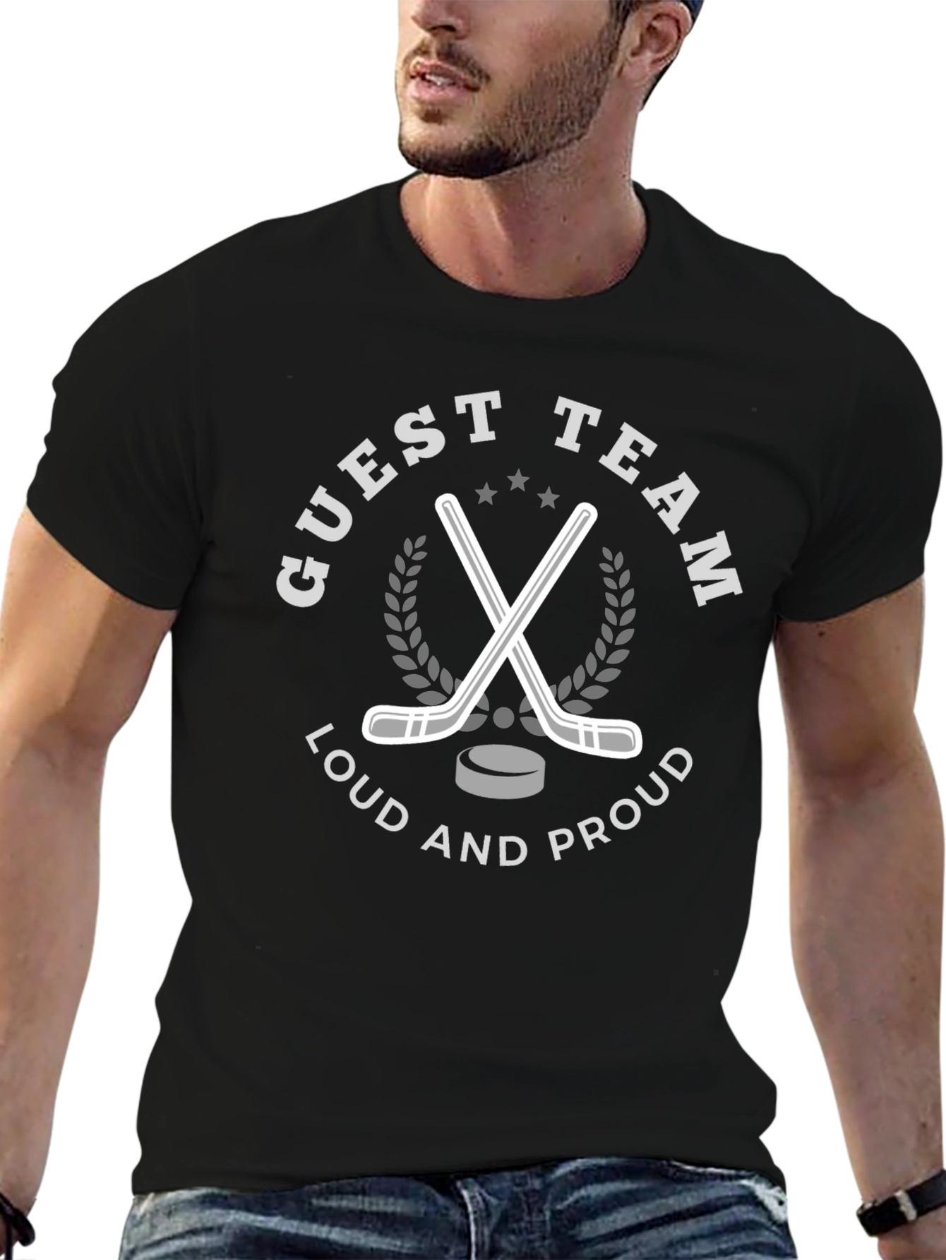 Guest Team Hockey Graphic T-Shirt