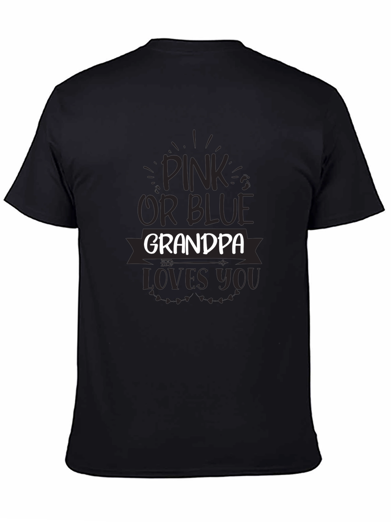 Pink or Blue Grandpa Loves You Unisex T-Shirt