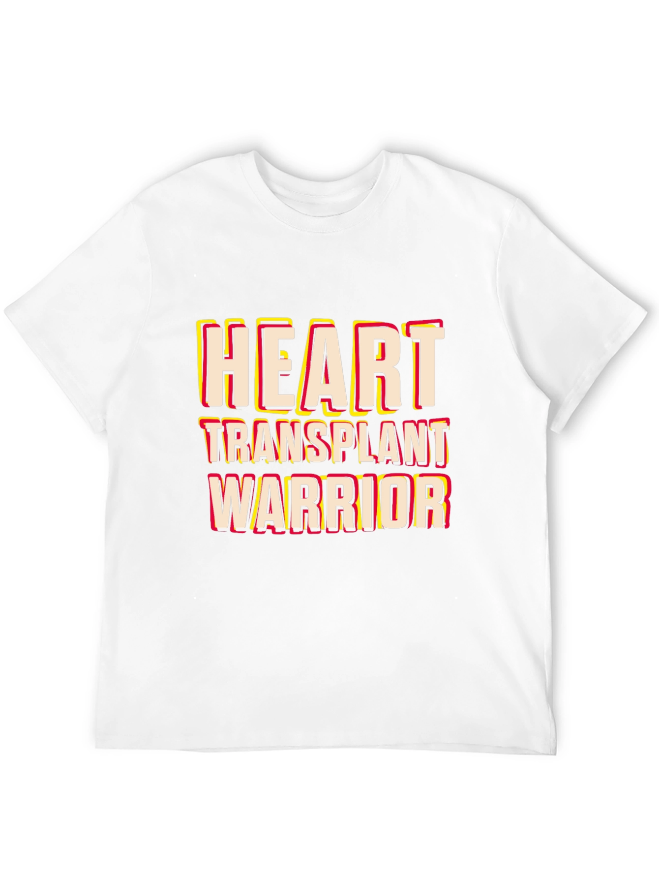 Heart Transplant Warrior Black T-Shirt