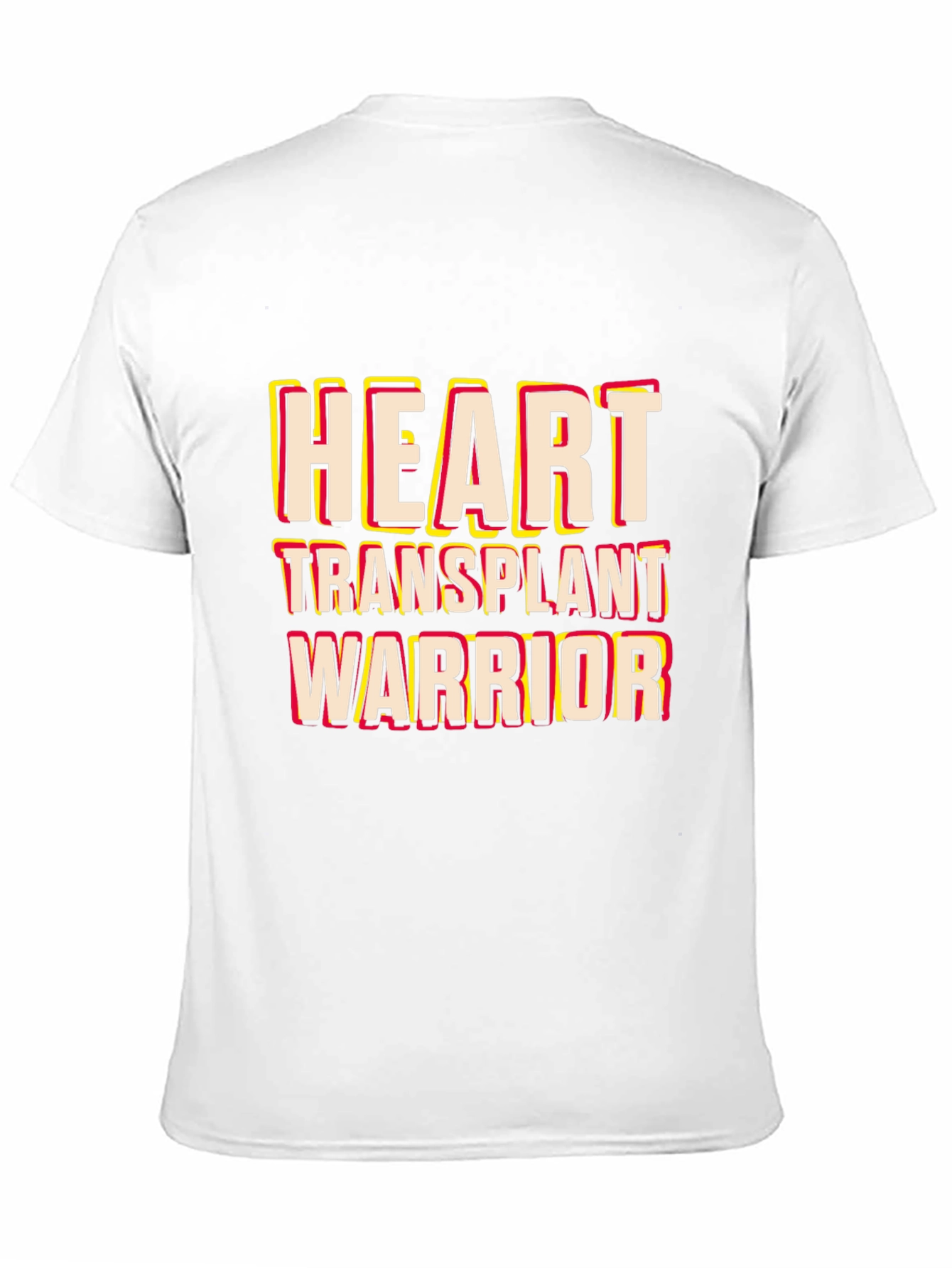 Heart Transplant Warrior Black T-Shirt