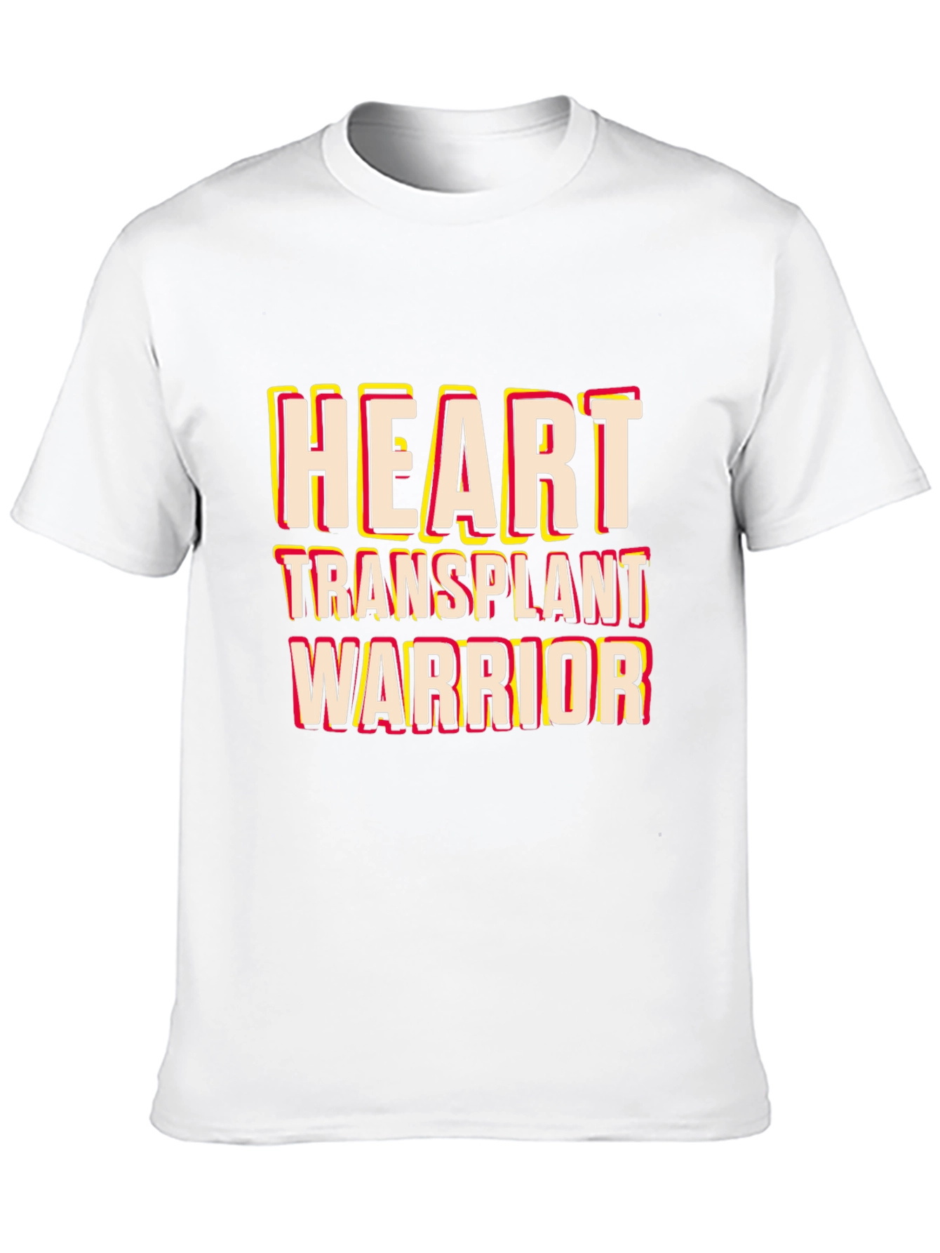 Heart Transplant Warrior Black T-Shirt