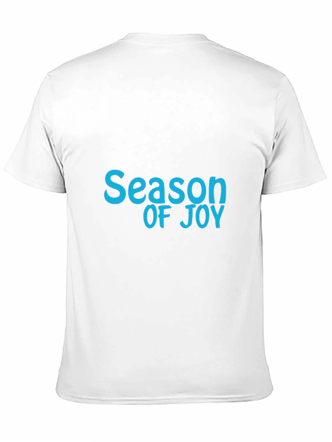 Season of Joy Graphic Tee - Soft Black Cotton