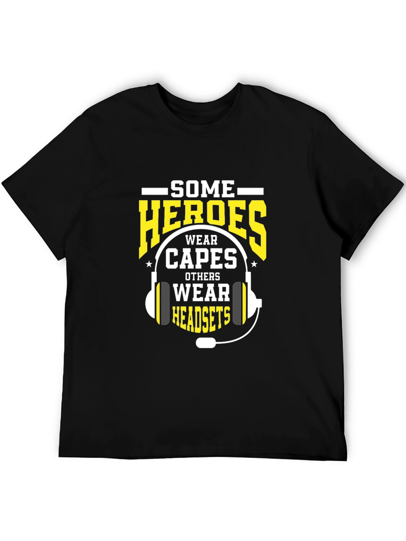 Heroes Wear Headsets T-Shirt - Call Center Apparel