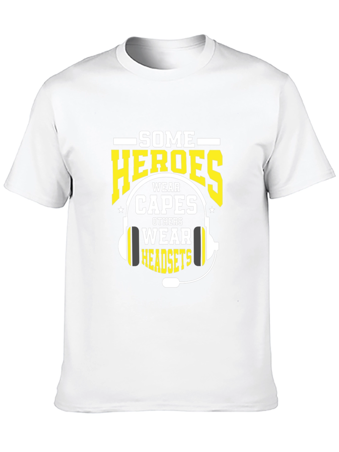 Heroes Wear Headsets T-Shirt - Call Center Apparel