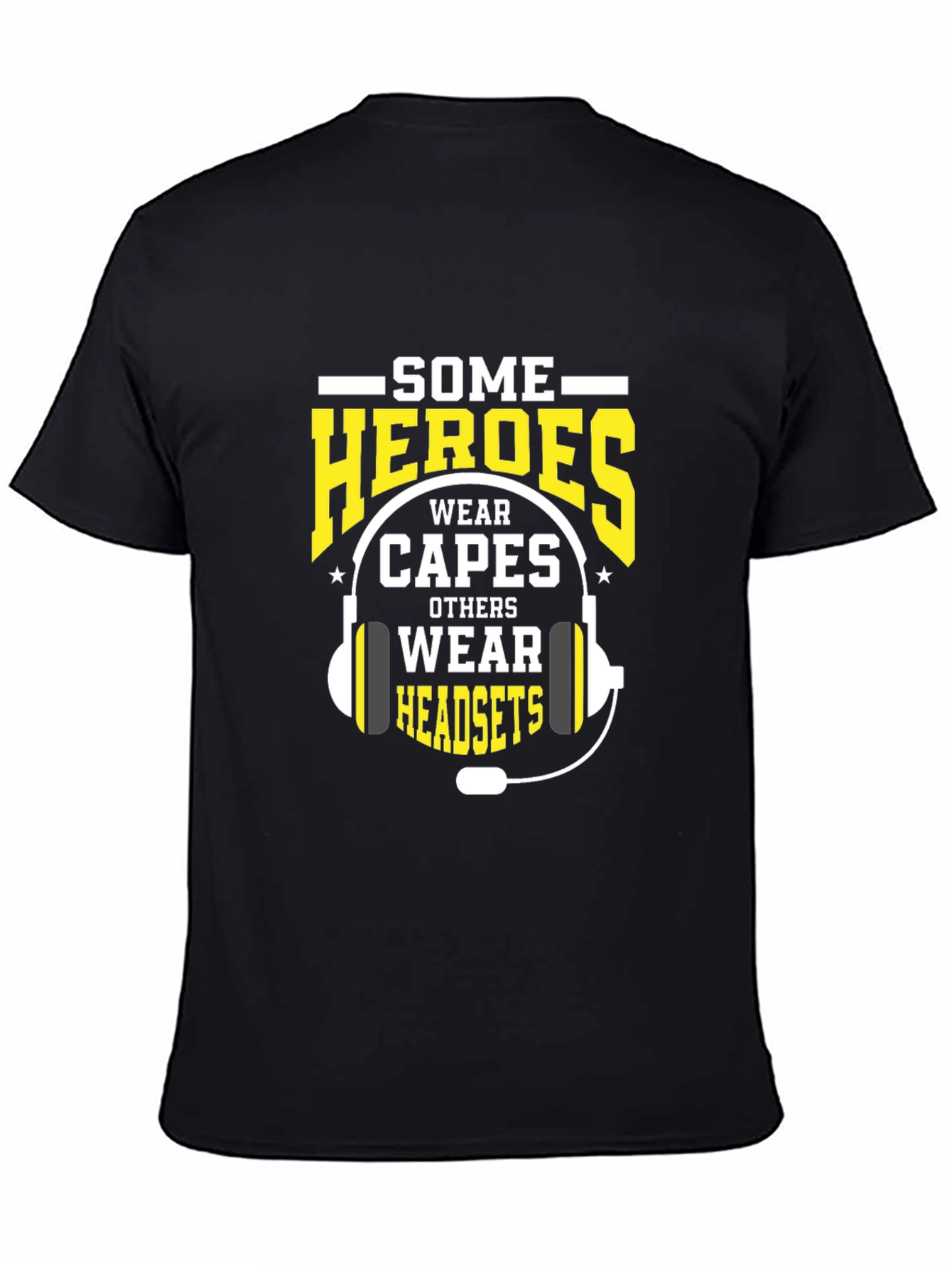 Heroes Wear Headsets T-Shirt - Call Center Apparel