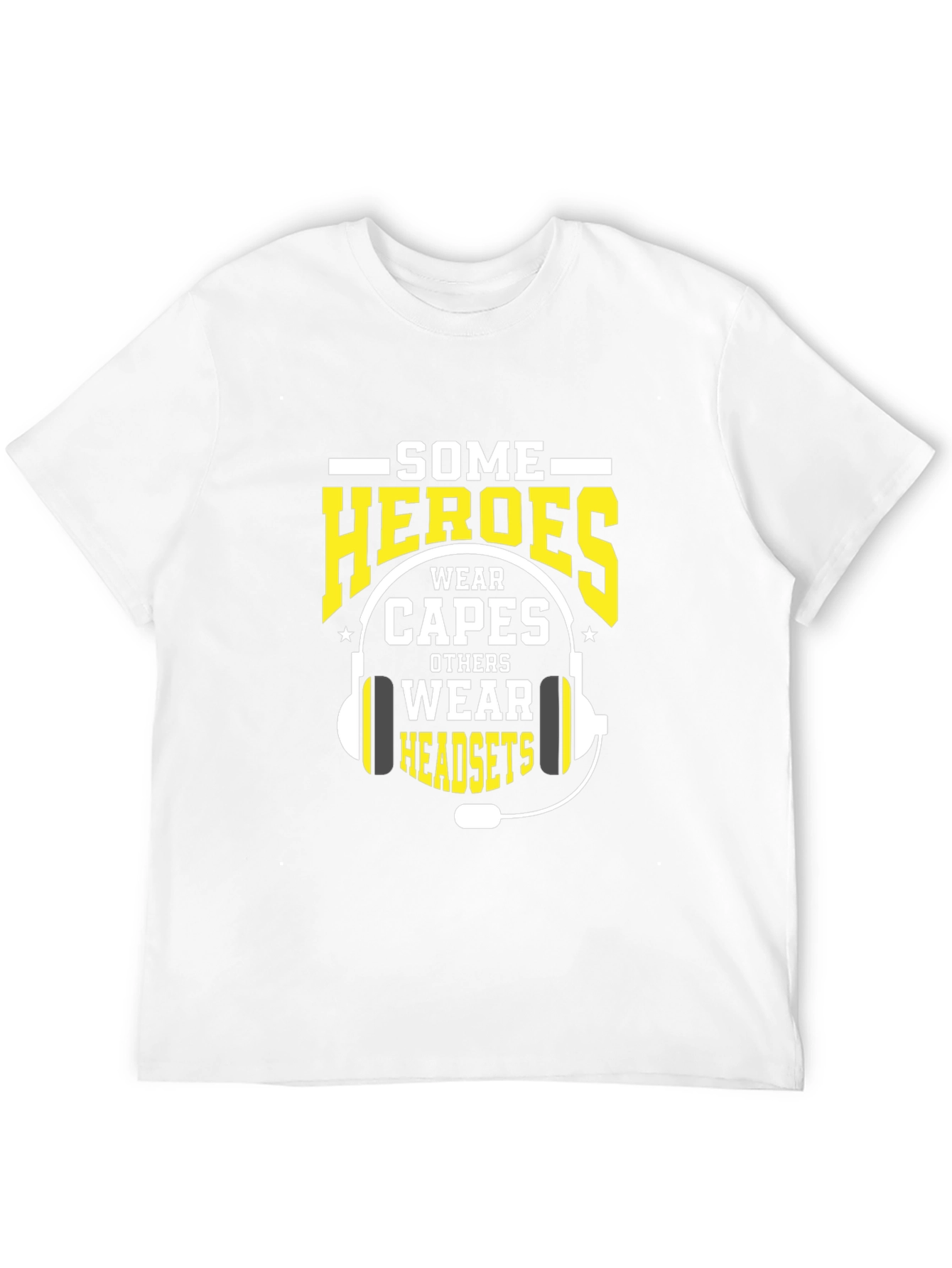 Heroes Wear Headsets T-Shirt - Call Center Apparel