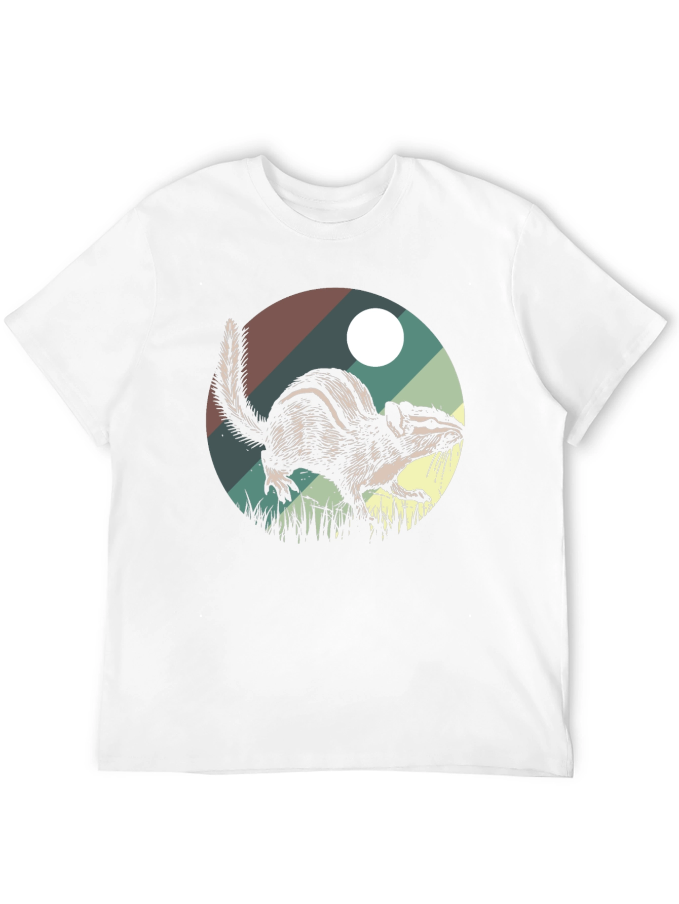 Chipmunk Graphic Tee - Nature Inspired Design