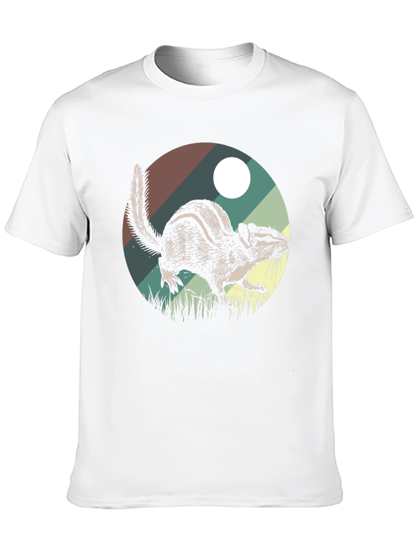 Chipmunk Graphic Tee - Nature Inspired Design