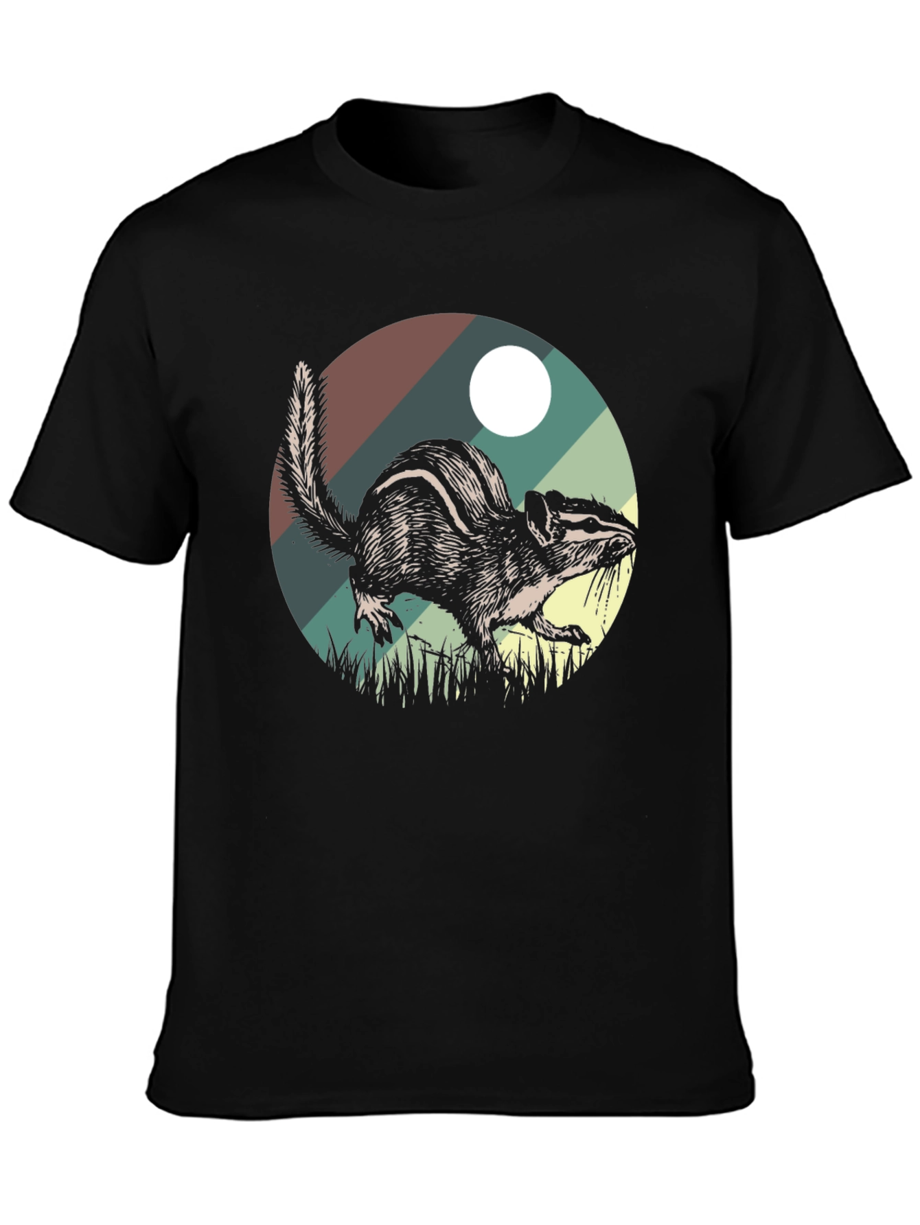 Chipmunk Graphic Tee - Nature Inspired Design