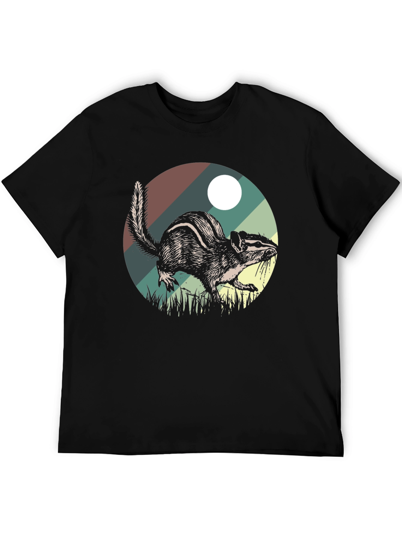 Chipmunk Graphic Tee - Nature Inspired Design