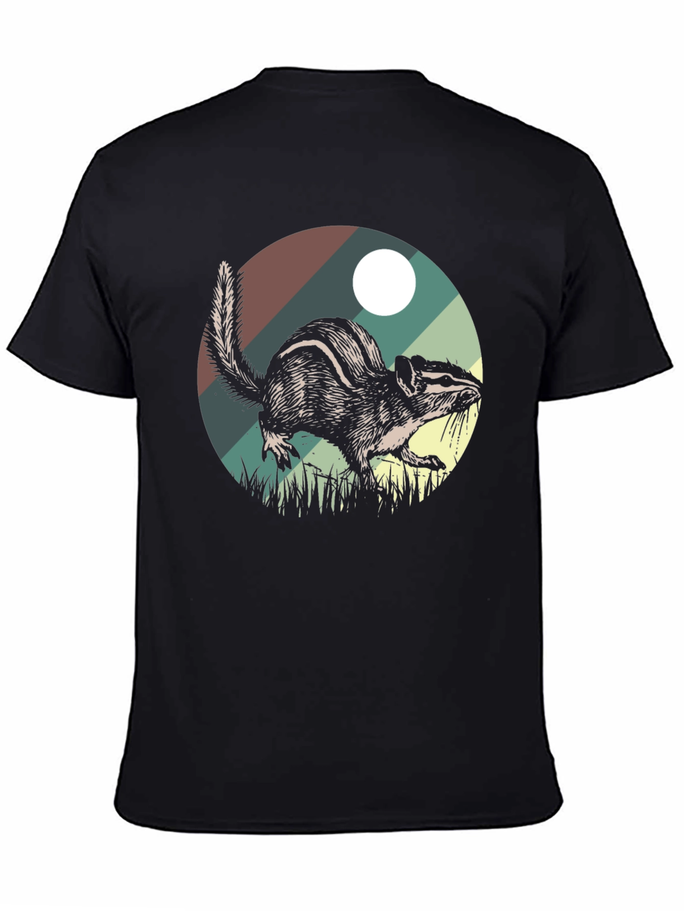 Chipmunk Graphic Tee - Nature Inspired Design