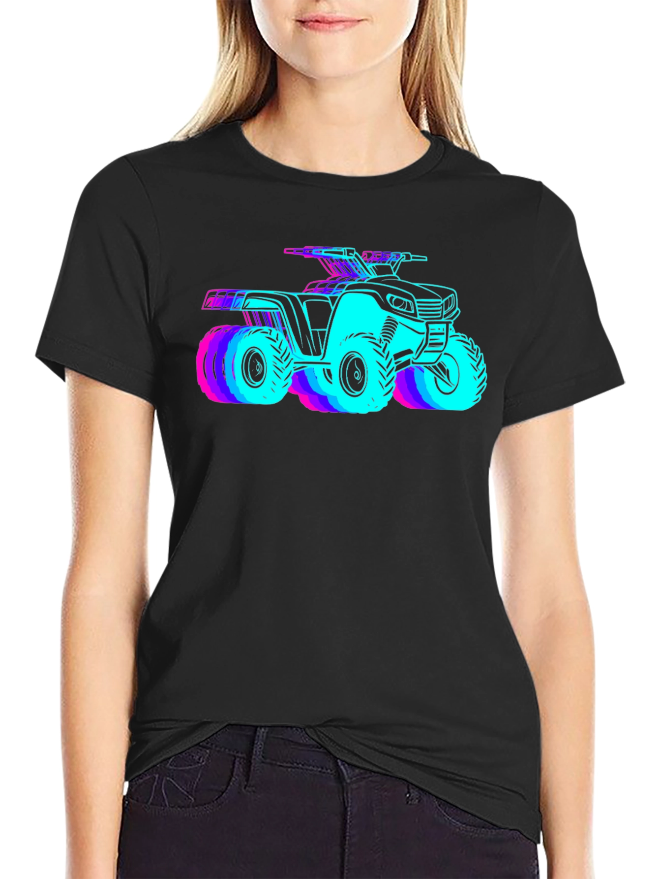 Neon ATV Graphic T-Shirt