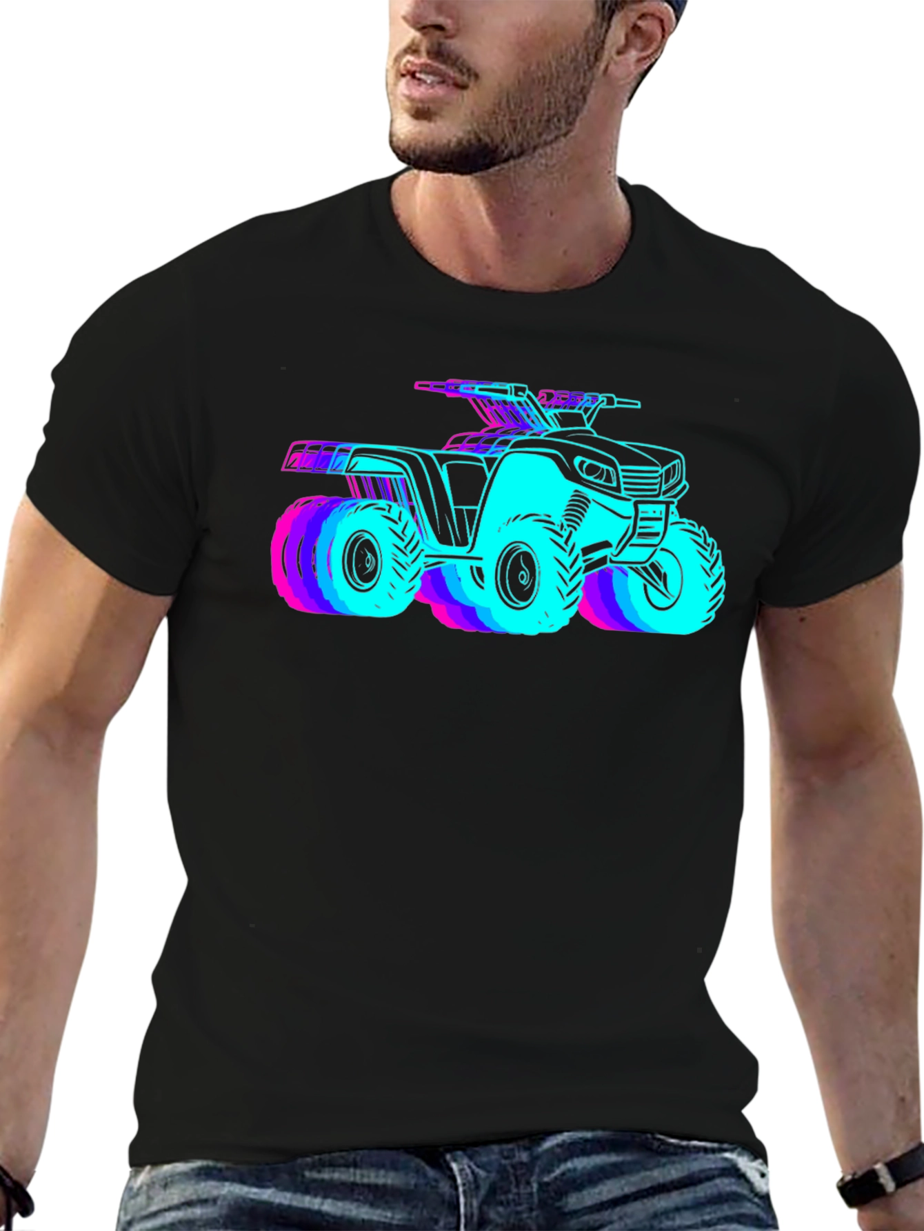 Neon ATV Graphic T-Shirt