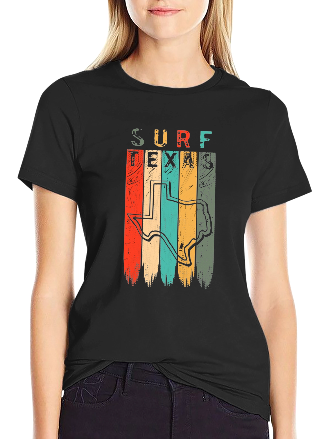 Surf Texas Retro Graphic T-Shirt