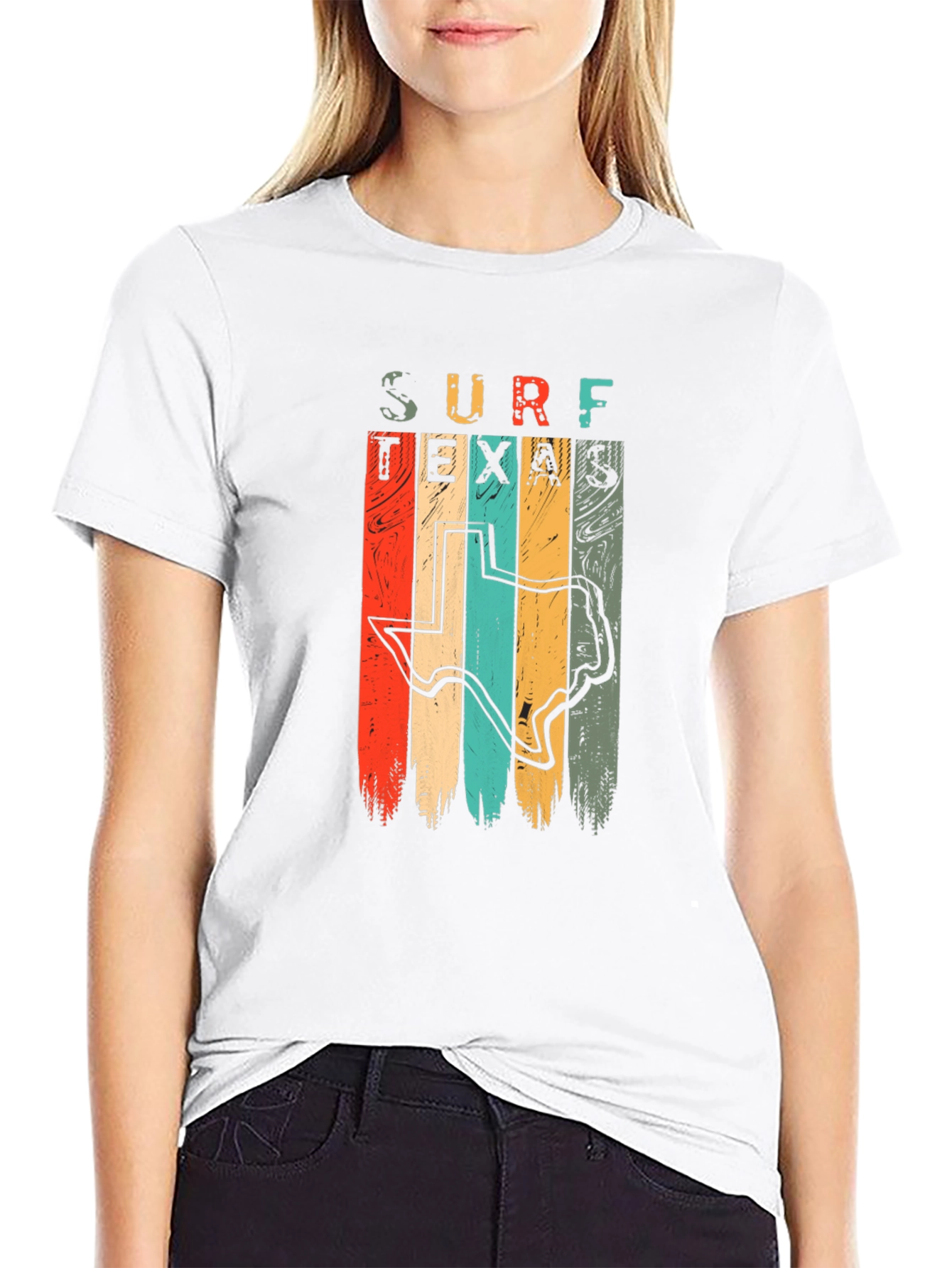 Surf Texas Retro Graphic T-Shirt