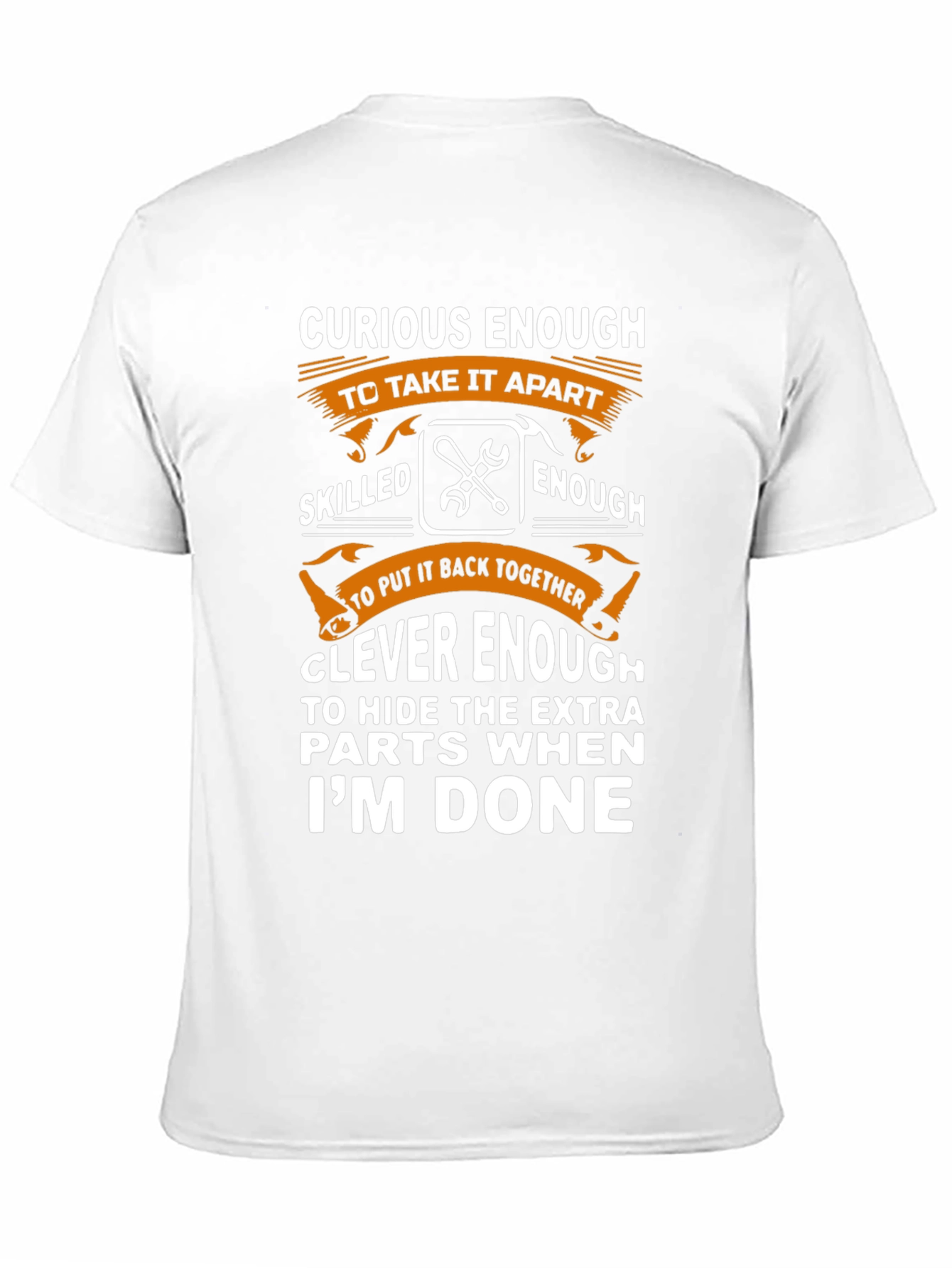 Curious Enough Funny Mechanic T-Shirt
