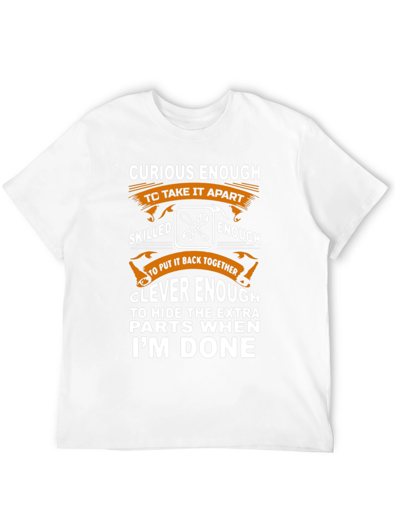 Curious Enough Funny Mechanic T-Shirt