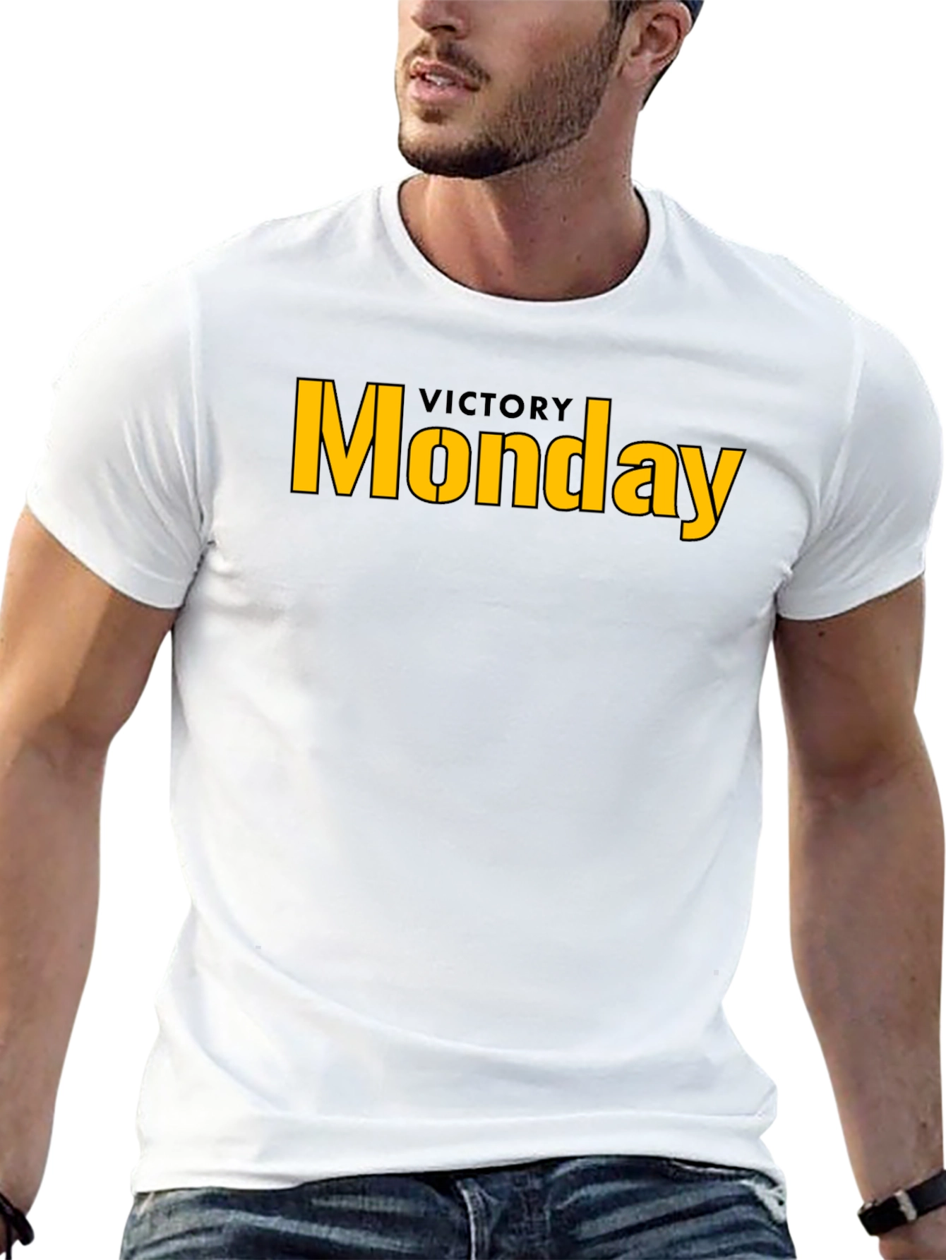 Victory Monday Black Tee