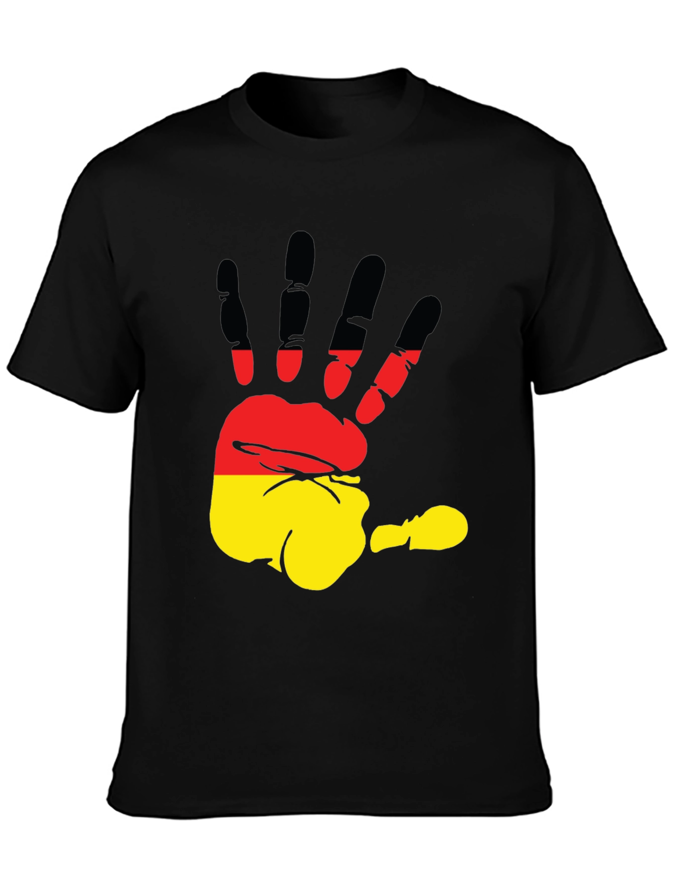 German Flag Handprint T-Shirt | Deutschland Pride Tee
