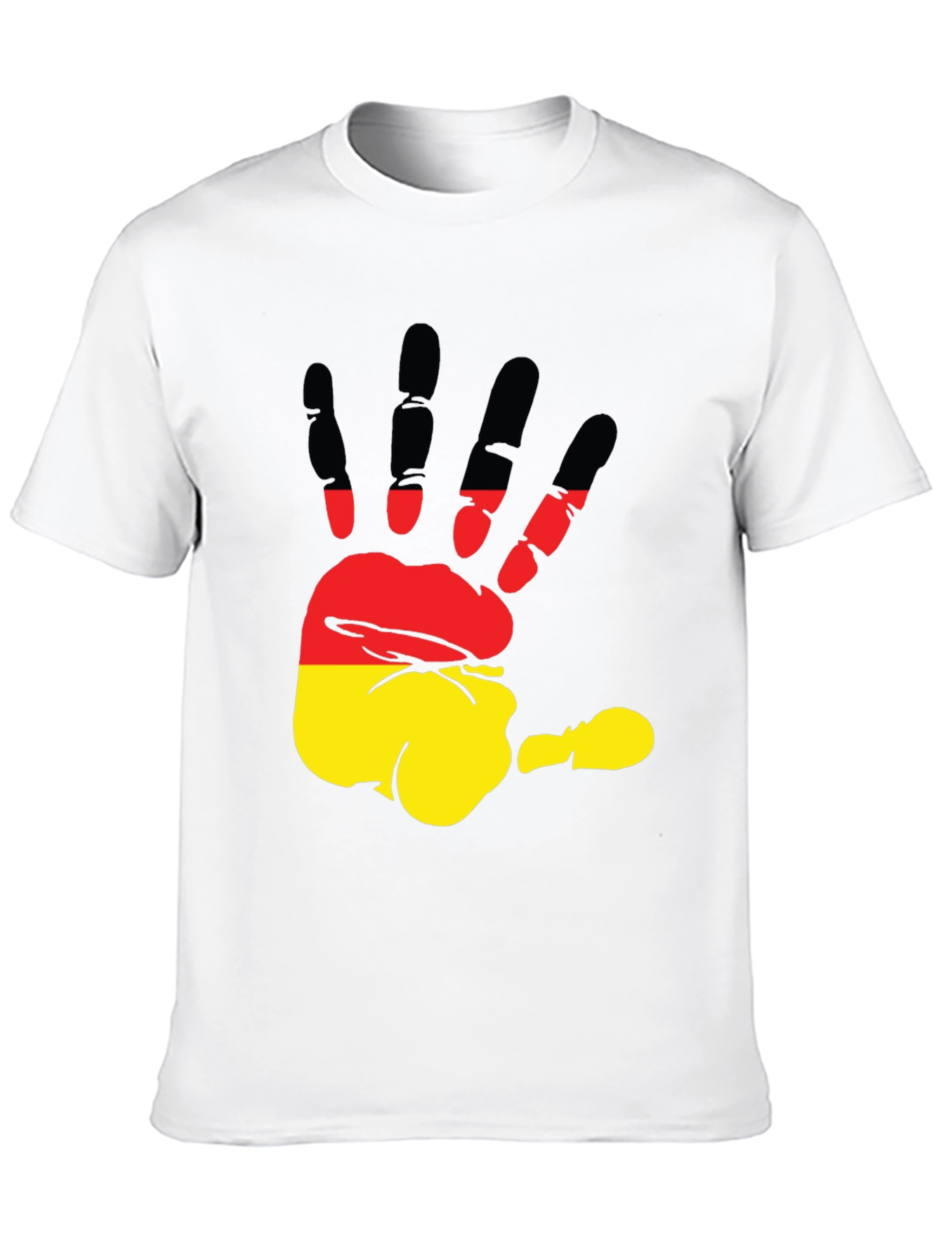 German Flag Handprint T-Shirt | Deutschland Pride Tee