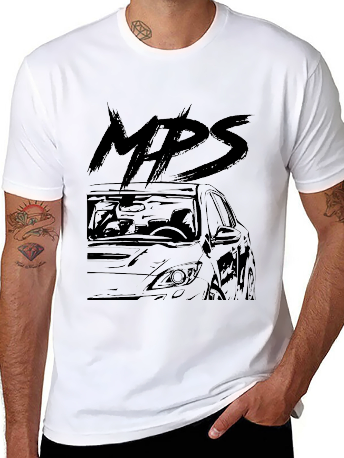 MPS Car Graphic Black T-Shirt