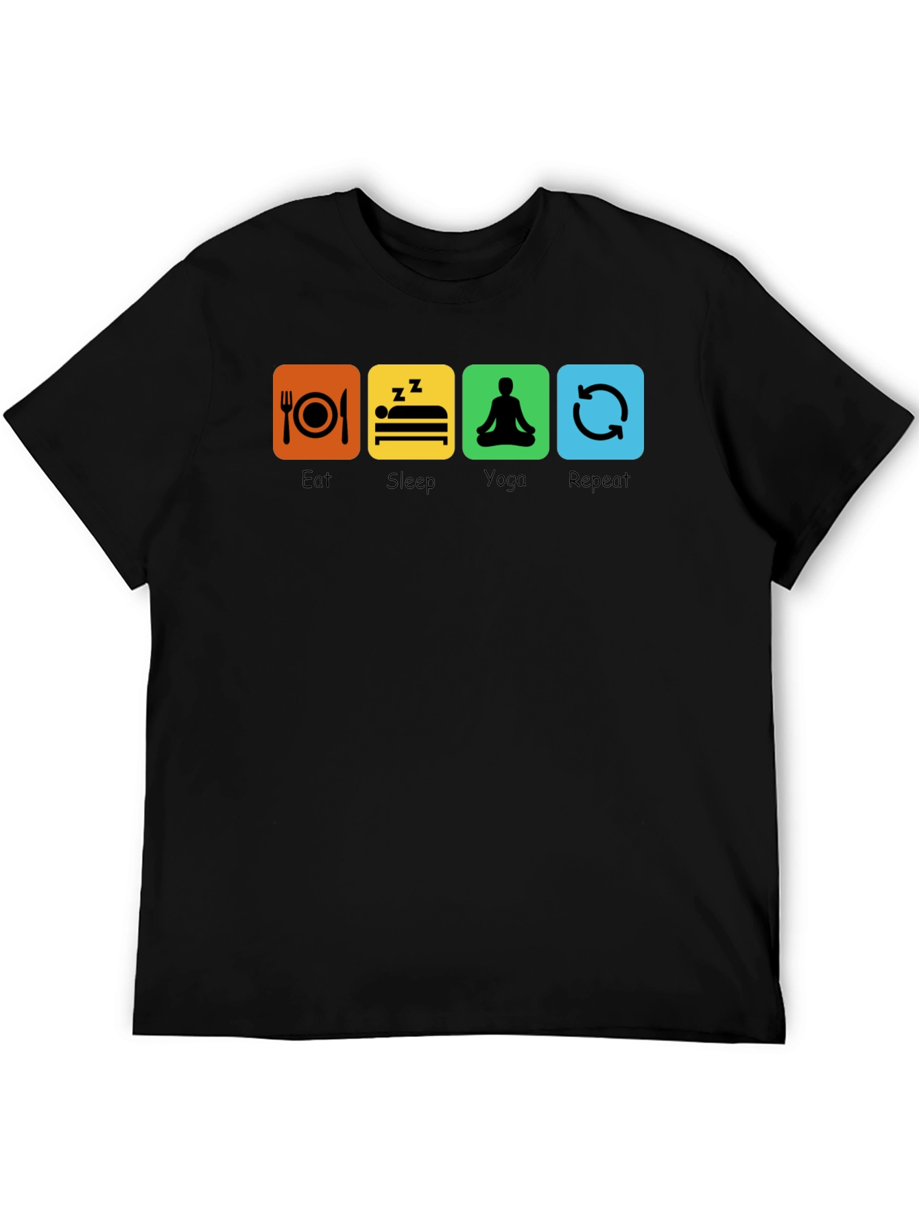 Eat Sleep Yoga Repeat T-Shirt