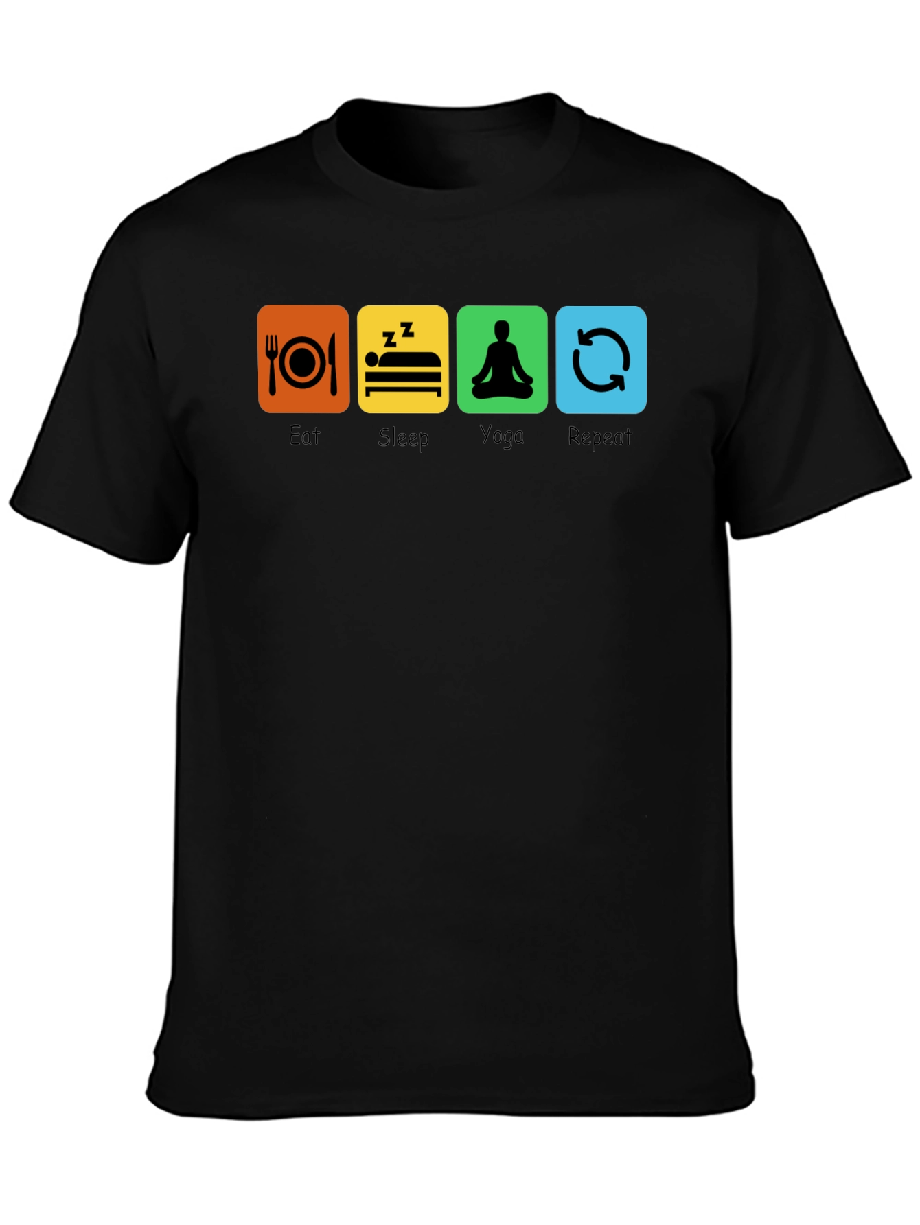 Eat Sleep Yoga Repeat T-Shirt