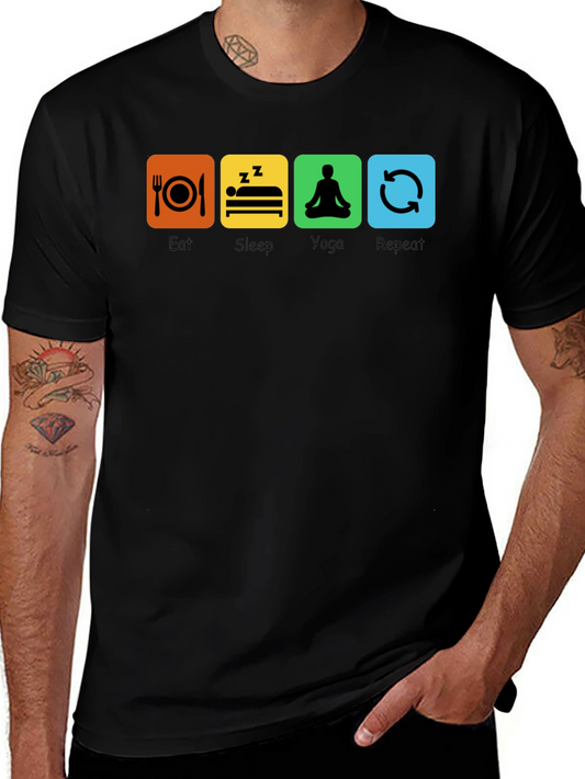 Eat Sleep Yoga Repeat T-Shirt