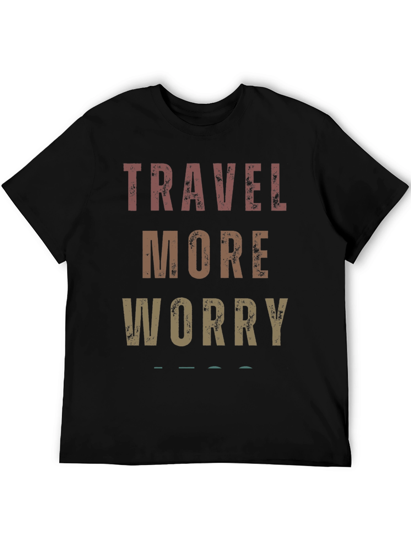 Travel More Worry Less Graphic Tee