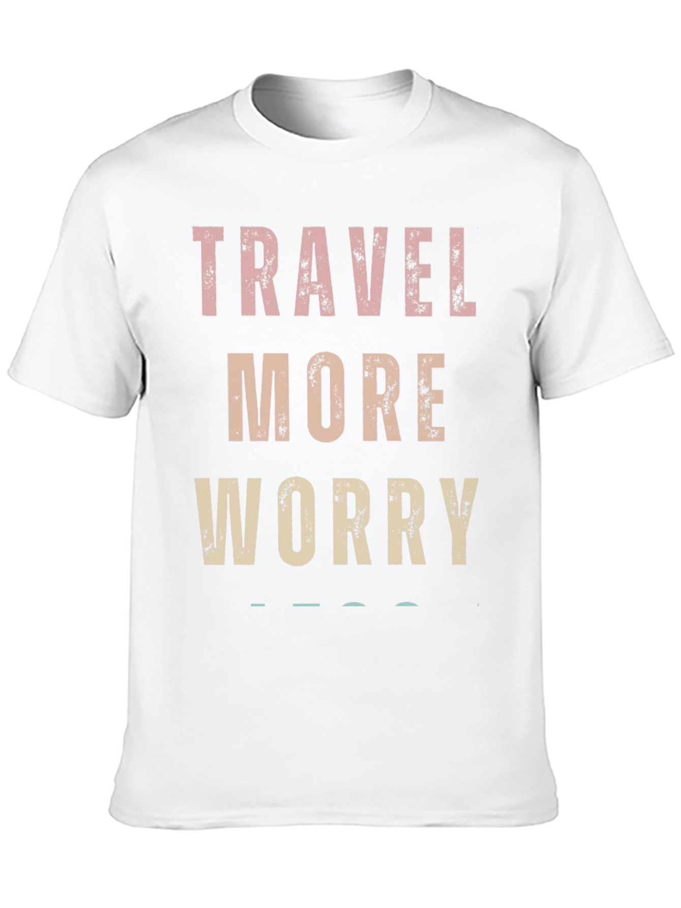 Travel More Worry Less Graphic Tee