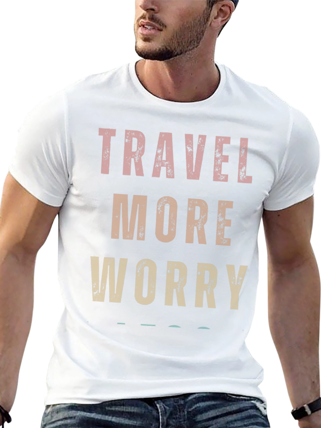 Travel More Worry Less Graphic Tee