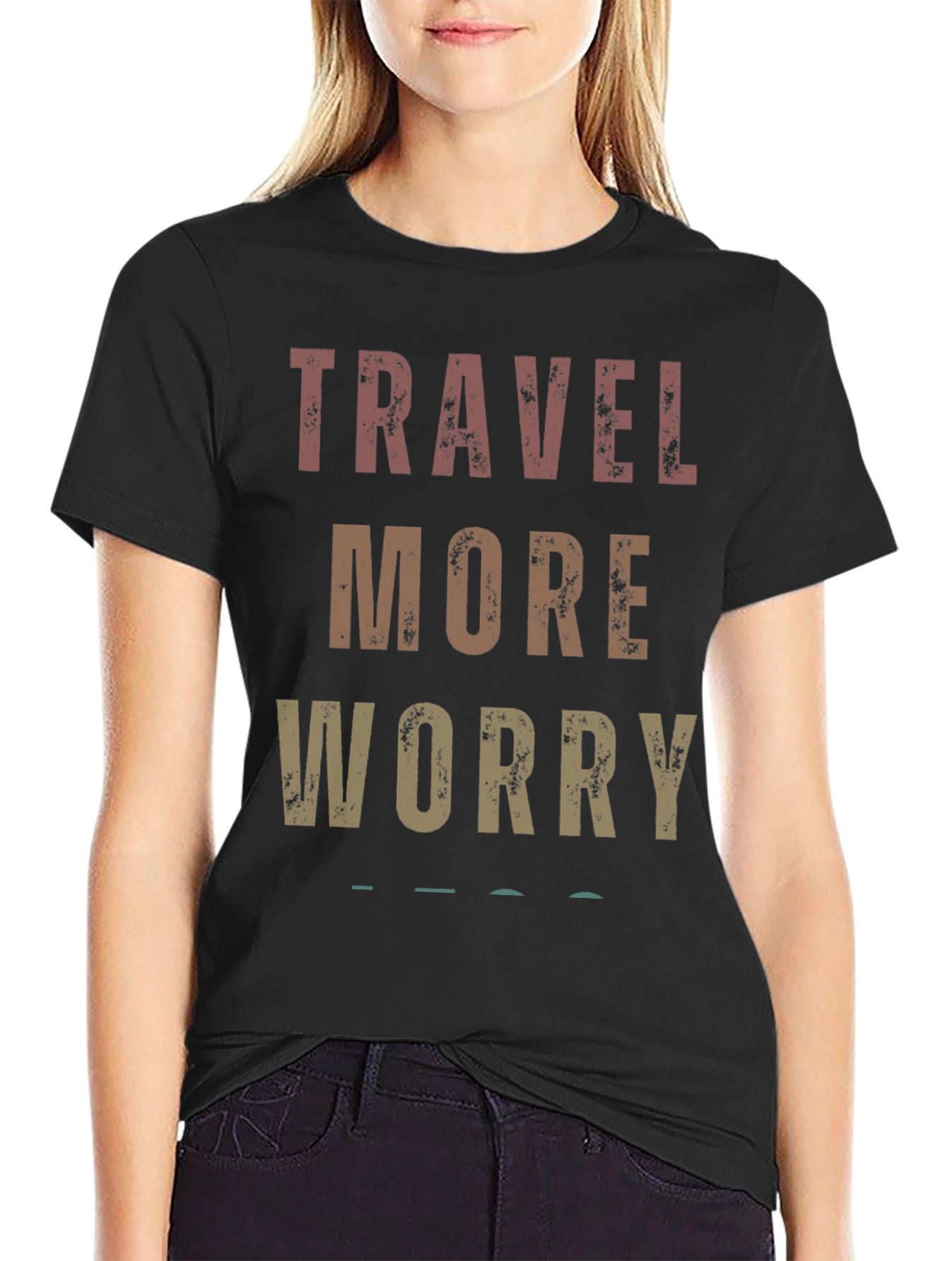 Travel More Worry Less Graphic Tee
