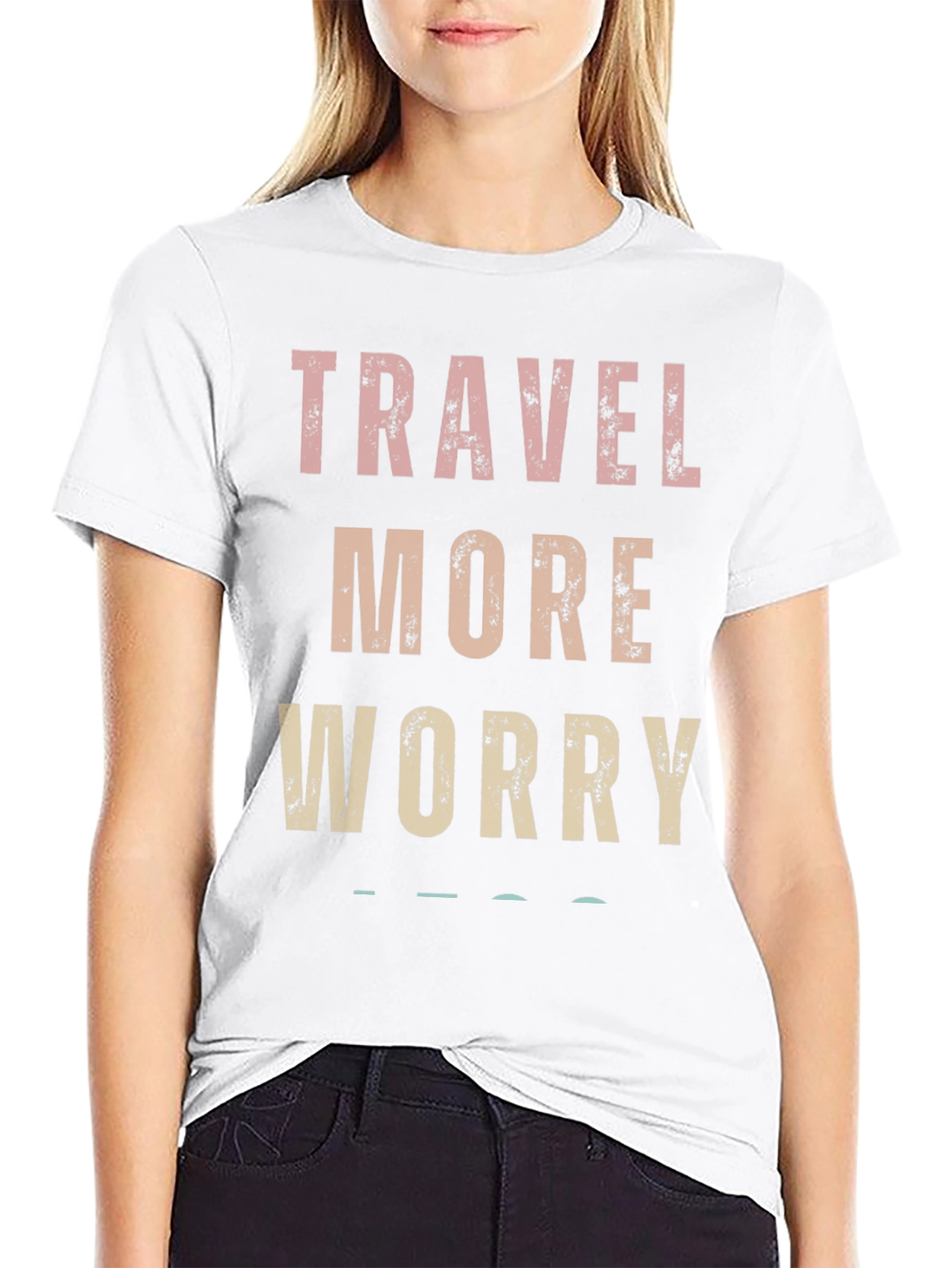 Travel More Worry Less Graphic Tee