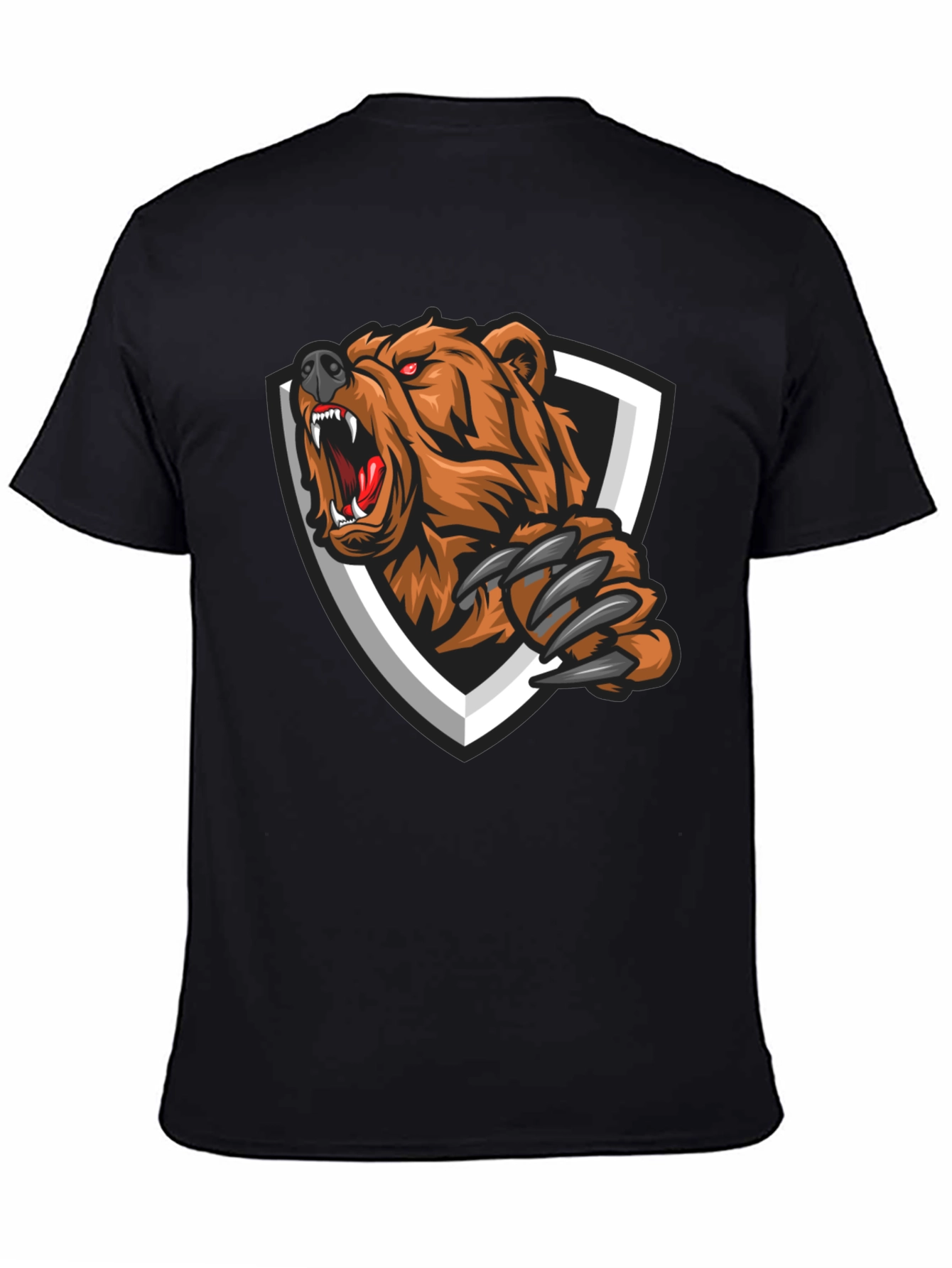 Grizzly Bear Graphic Tee - Fierce Style