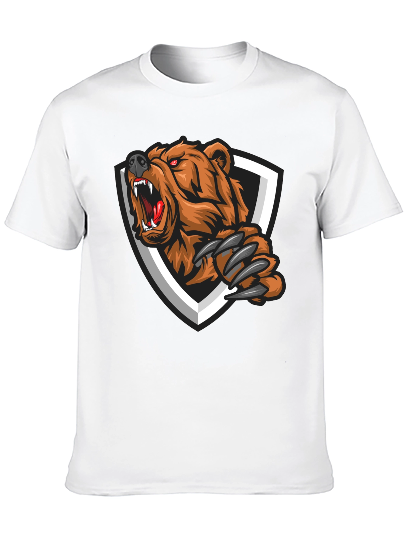Grizzly Bear Graphic Tee - Fierce Style