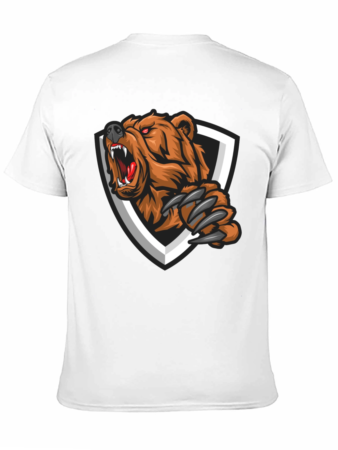 Grizzly Bear Graphic Tee - Fierce Style