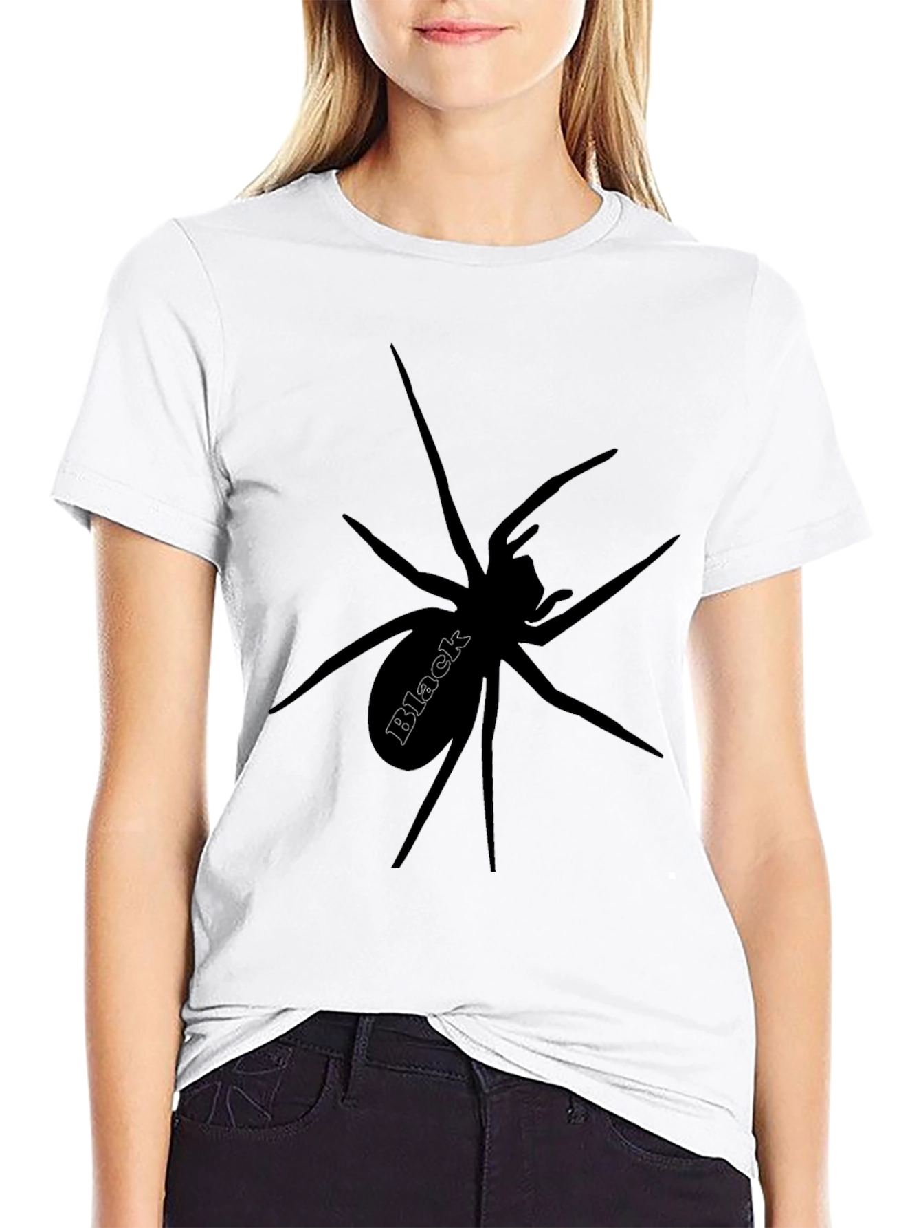 Black Spider Graphic Tee - Mens Comfort Fit