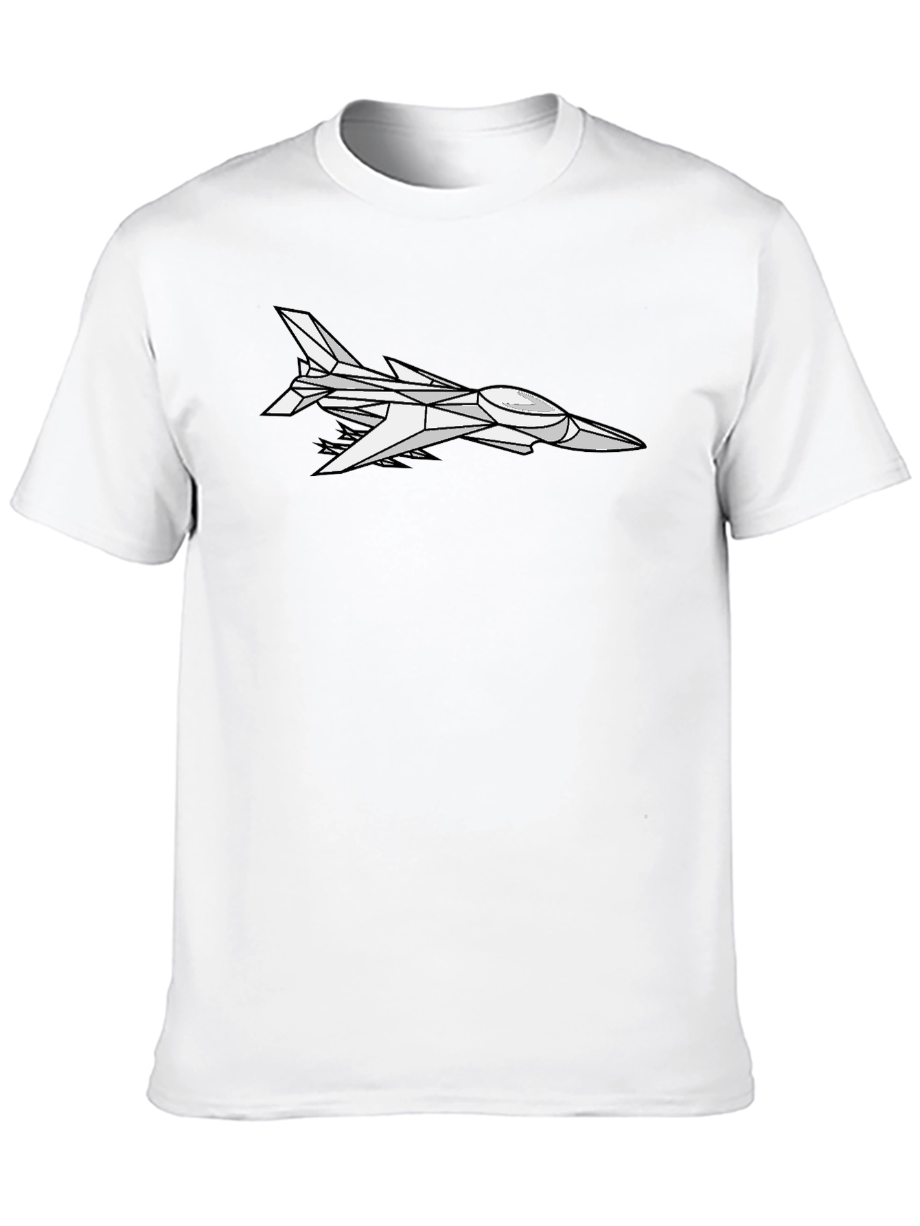 Cool Jet Graphic Black T-Shirt