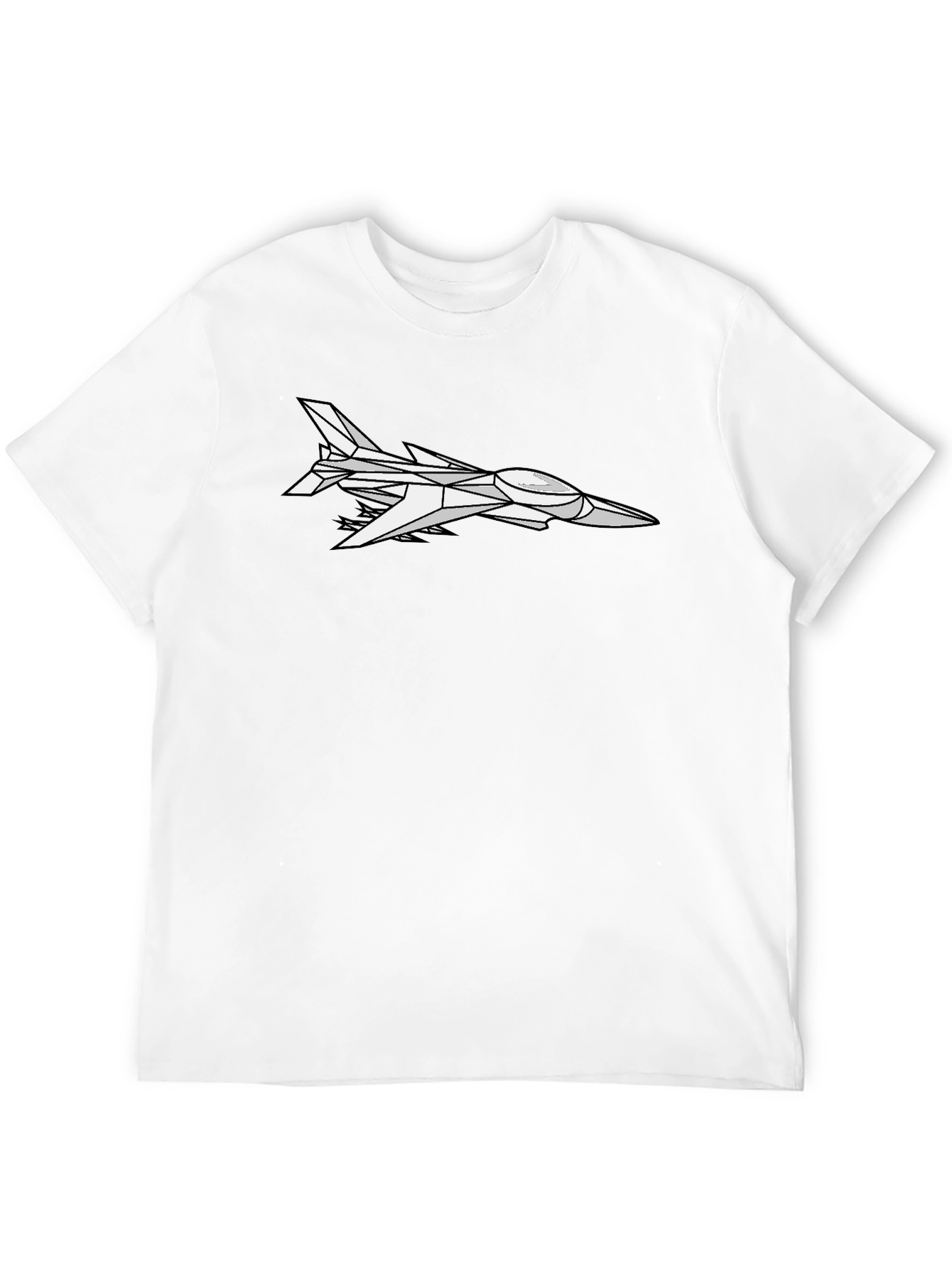 Cool Jet Graphic Black T-Shirt