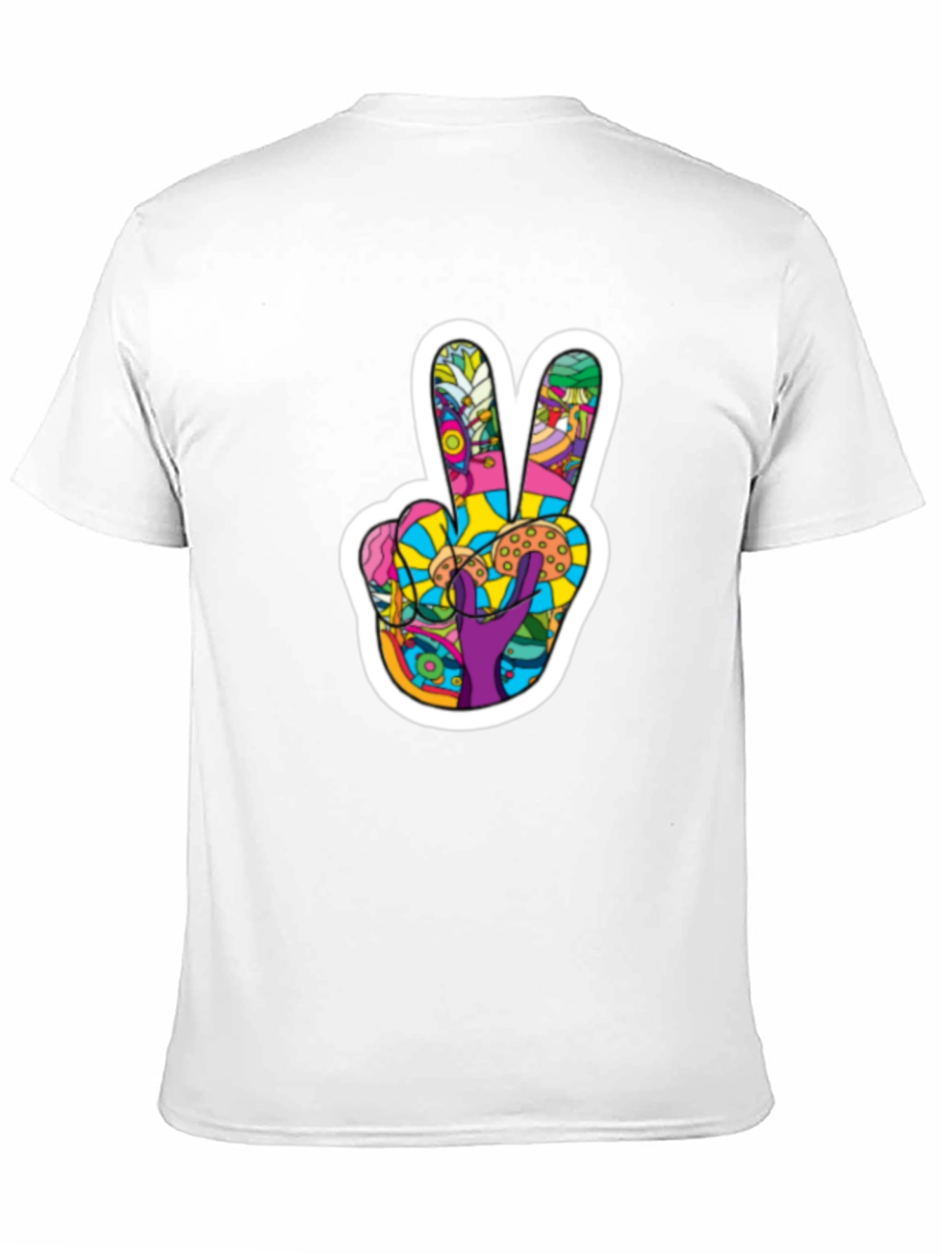 Peace Sign Graphic T-Shirt - Groovy Retro Design