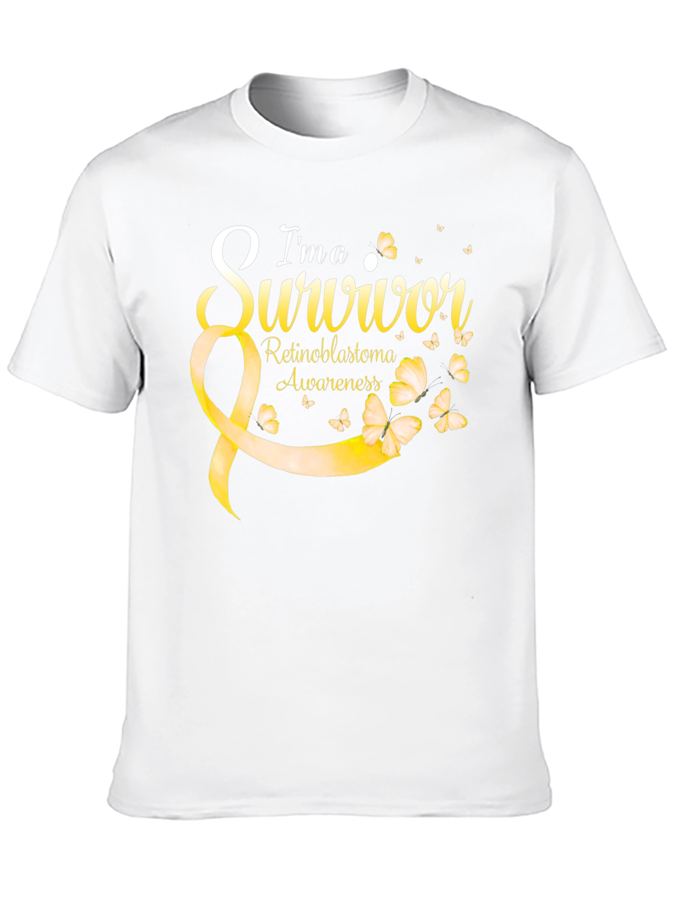 Im a Survivor Retinoblastoma Awareness Black Tee