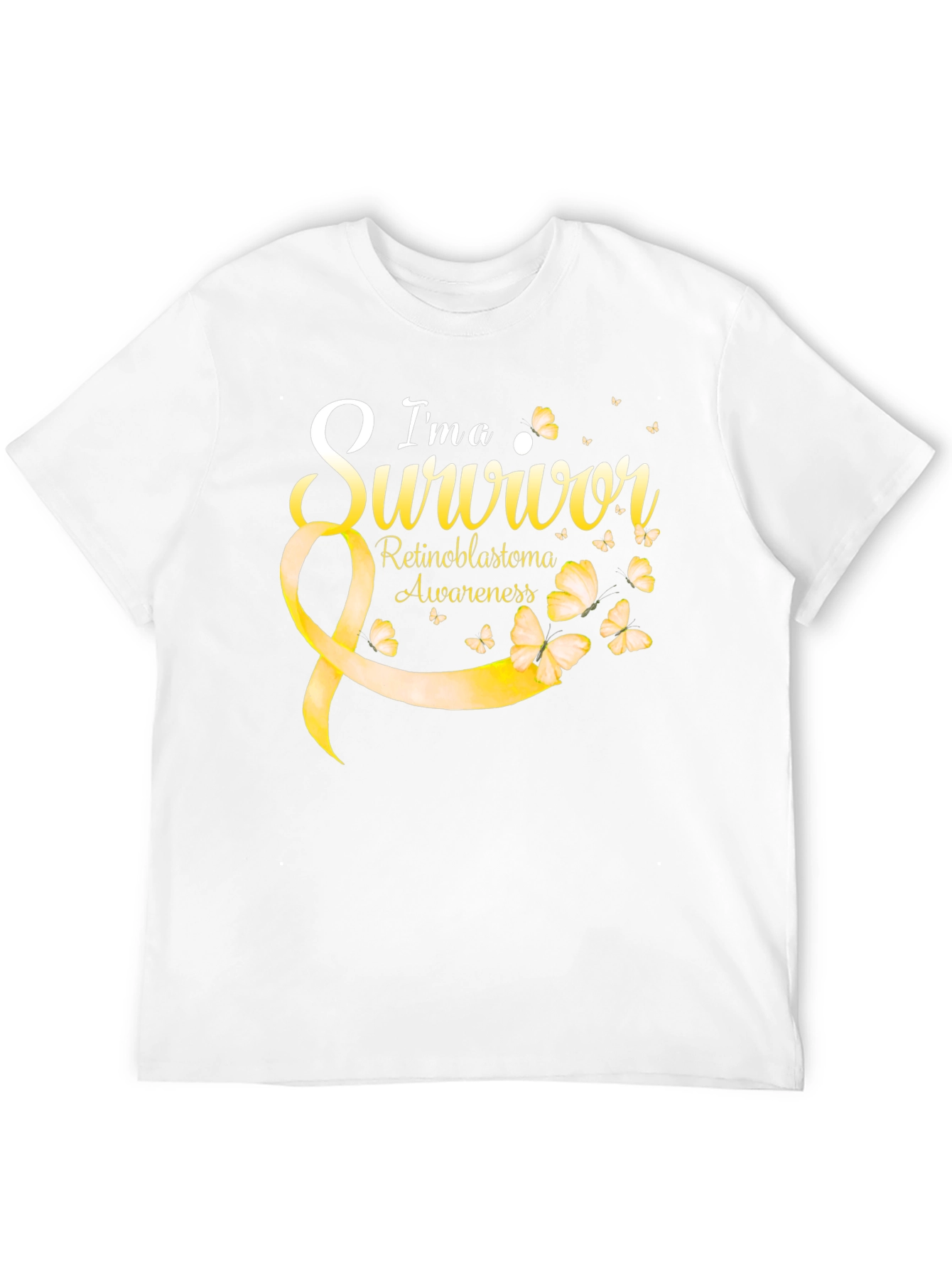 Im a Survivor Retinoblastoma Awareness Black Tee