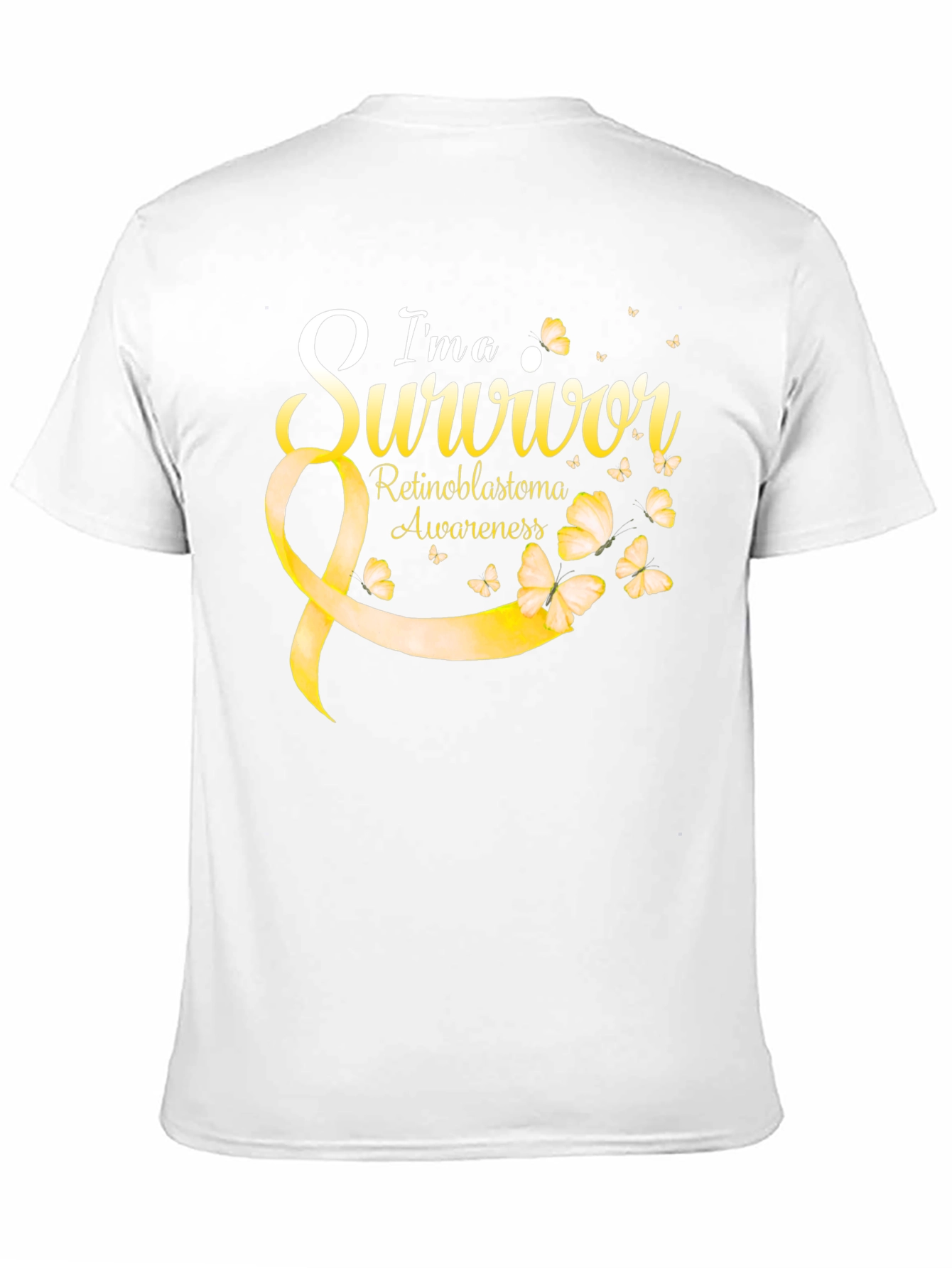 Im a Survivor Retinoblastoma Awareness Black Tee