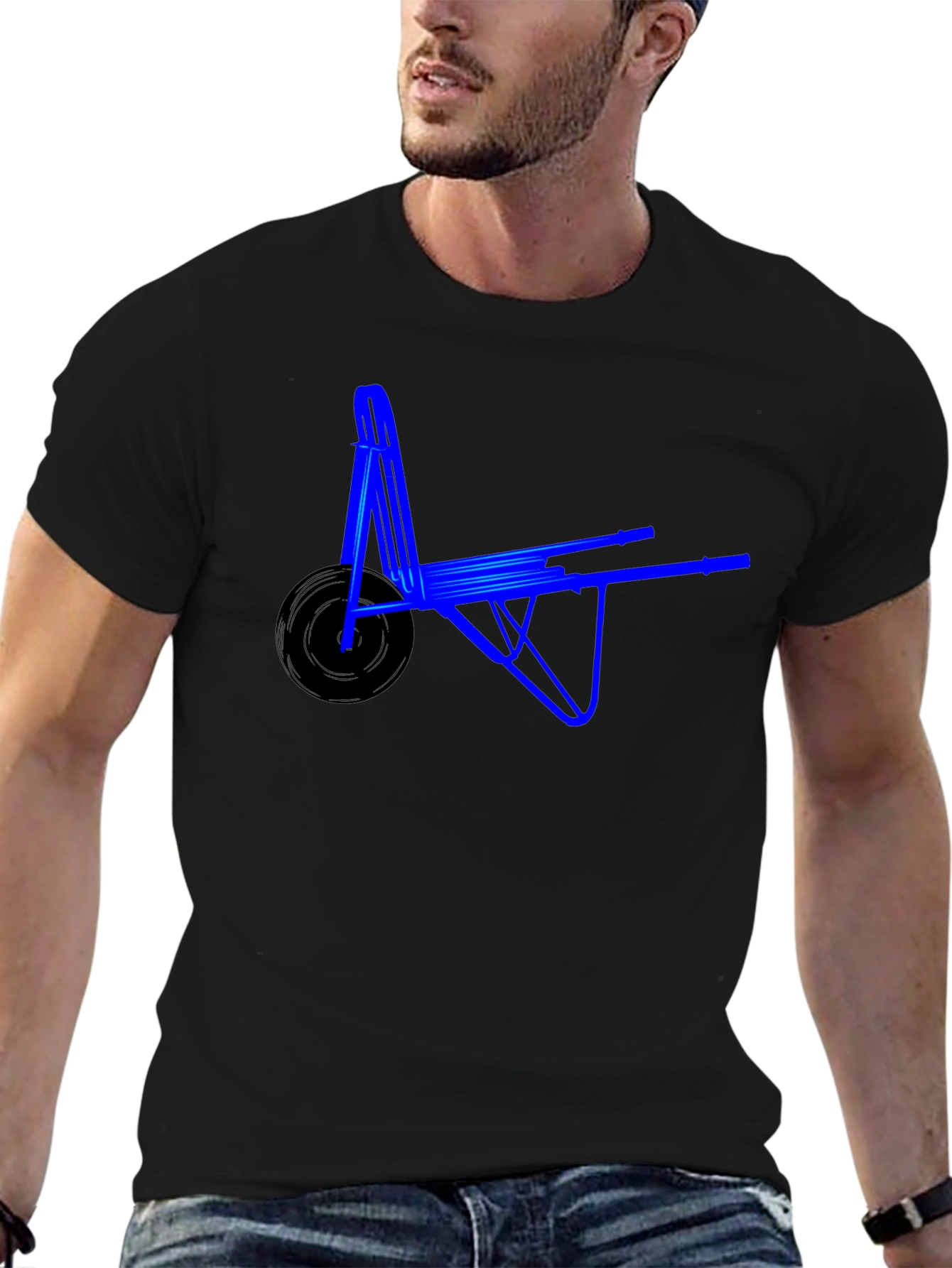 Wheelbarrow Graphic Tee - Unique Design